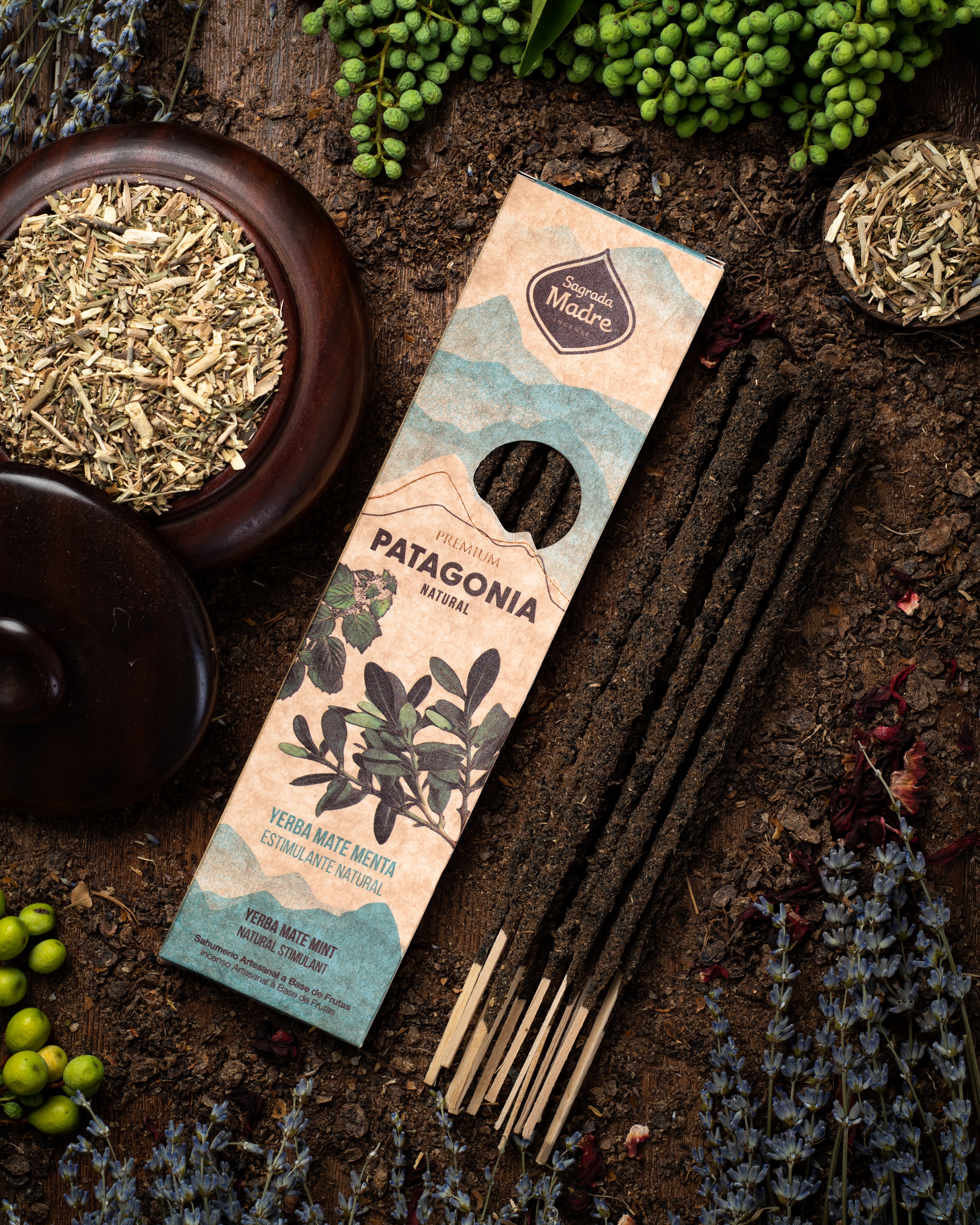 Yerba Mate & Mynta Patagonia rökelse