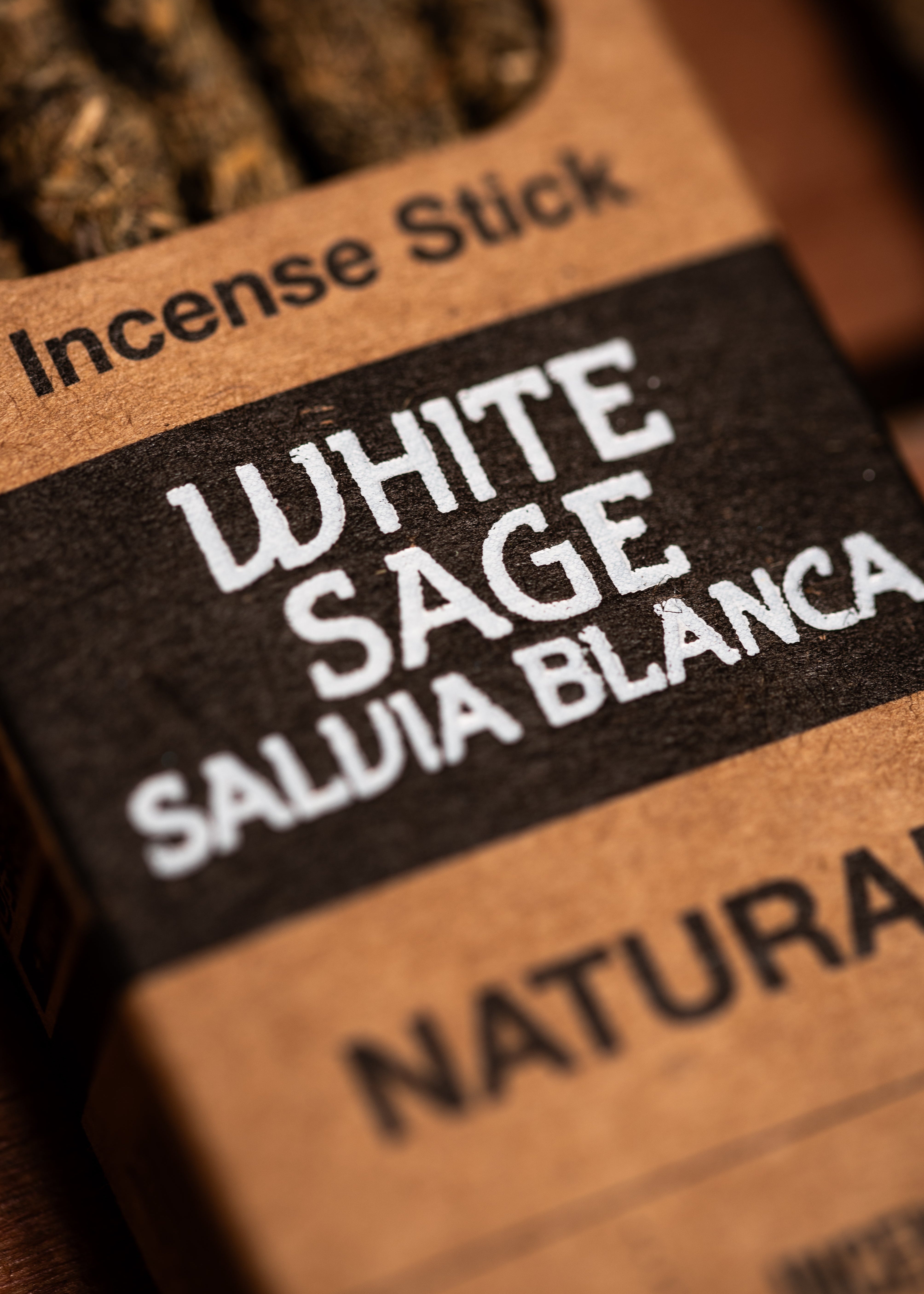 Naturlig Vit Salvia-rökelse