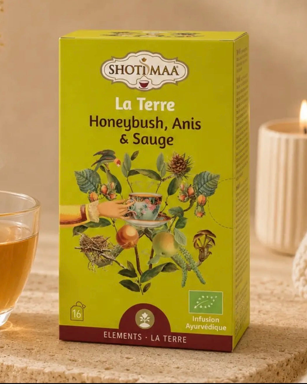 TOUCH THE GROUND – Ekologiskt Örtte med Honeybush, Salvia & Lavendel | Shotimaa