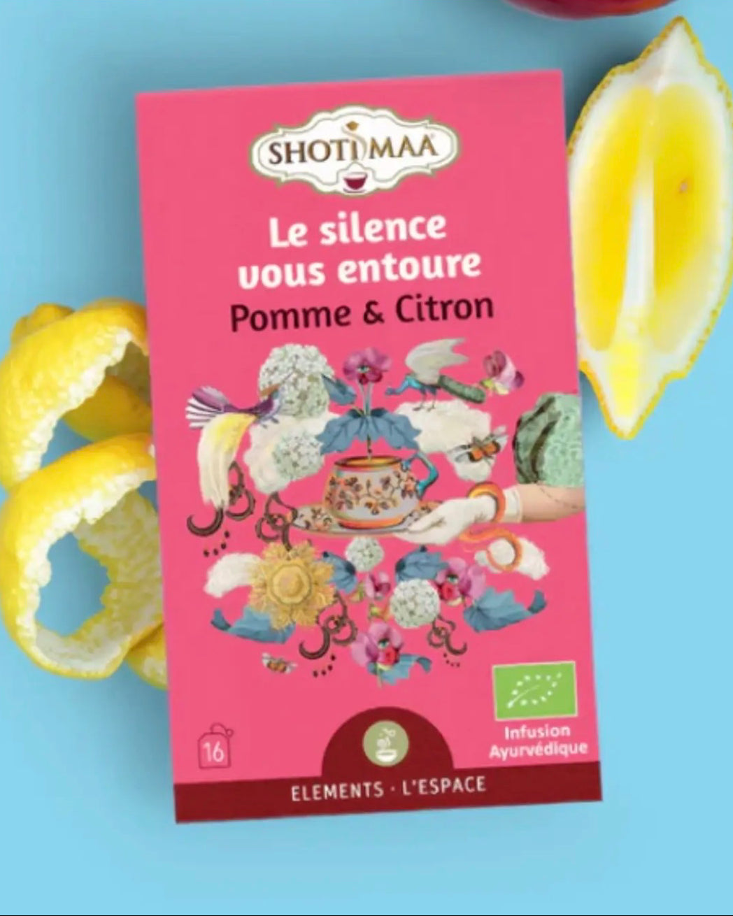 SILENCE SURROUNDS YOU Ekologiskt Örtte – Äpple, Citrongräs & Hibiskus | Shotimaa