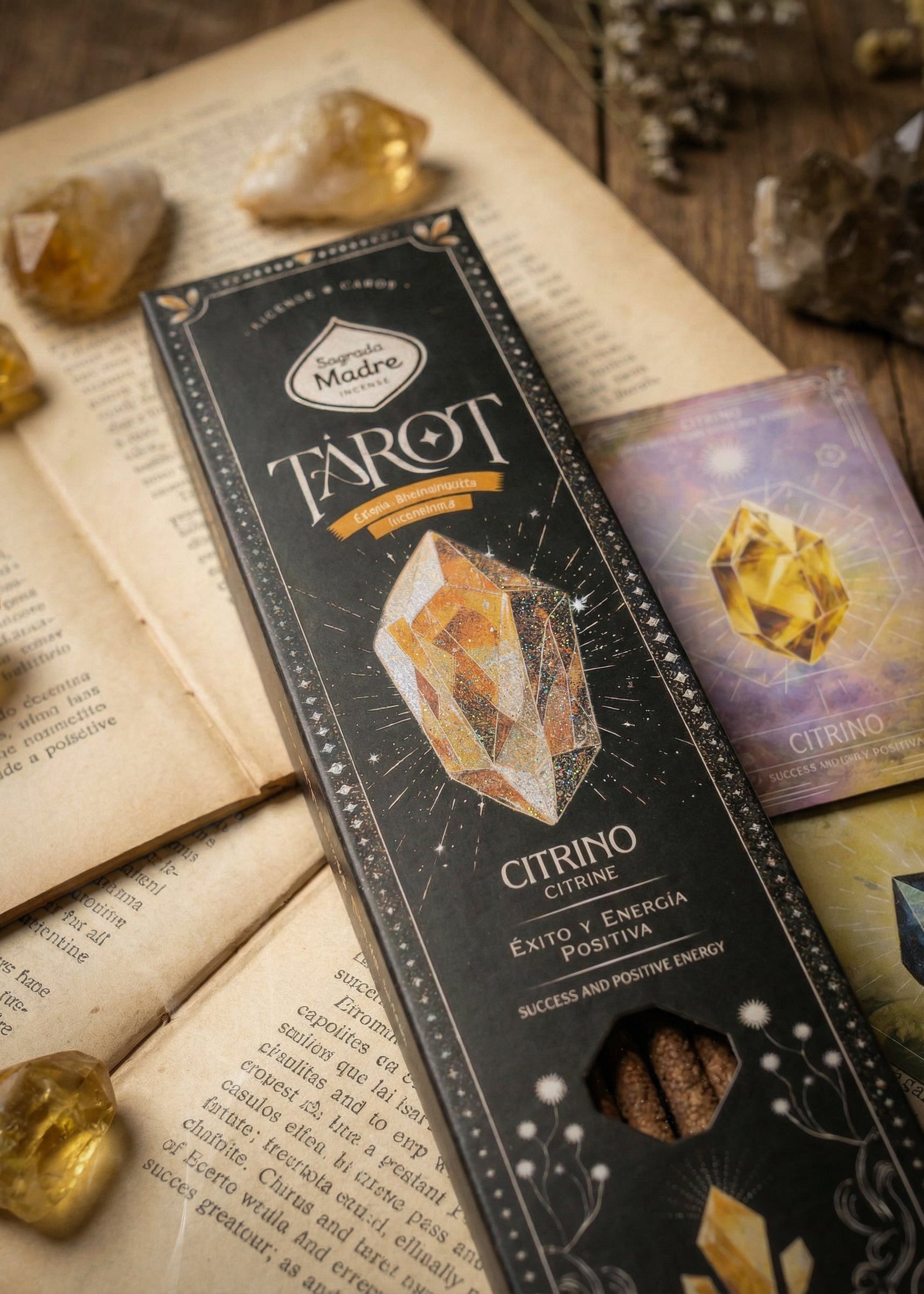 Tarot Gemas Rökelse – Citrin | Framgång & Positiv Energi