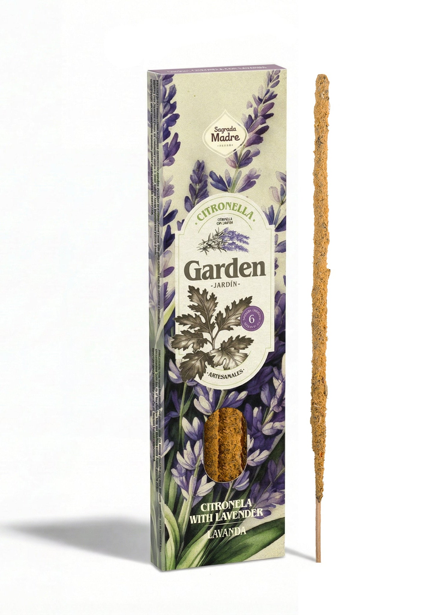 Citronela con Lavanda Rökelse – Garden | Sagrada Madre