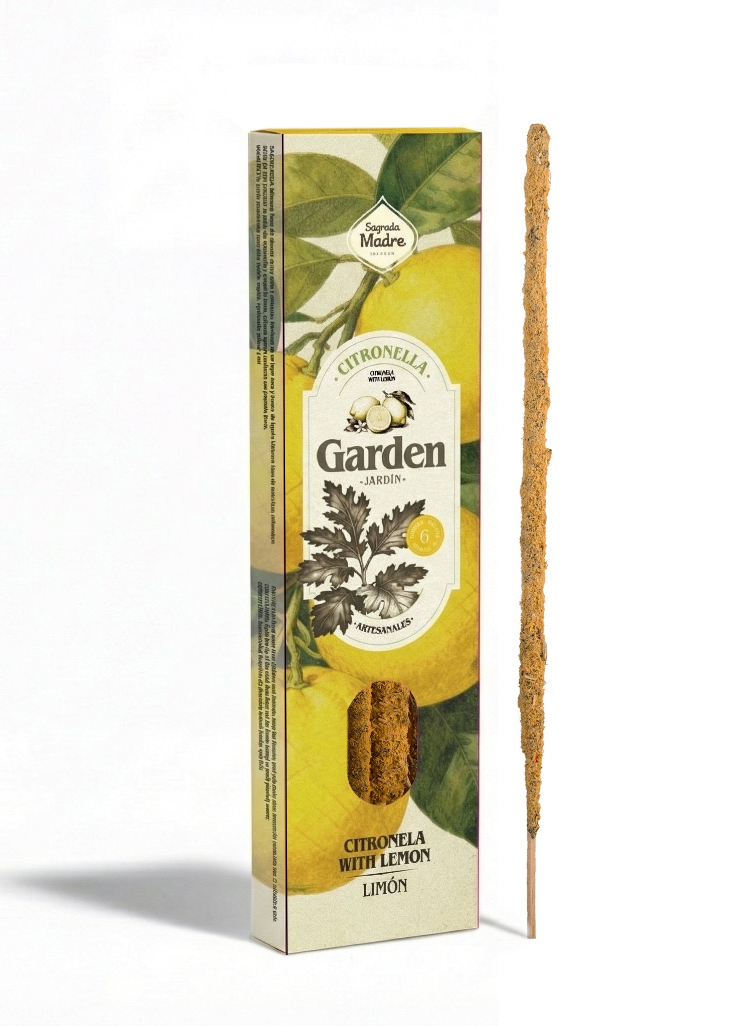 Citronela con Limón Rökelse – Garden | Sagrada Madre