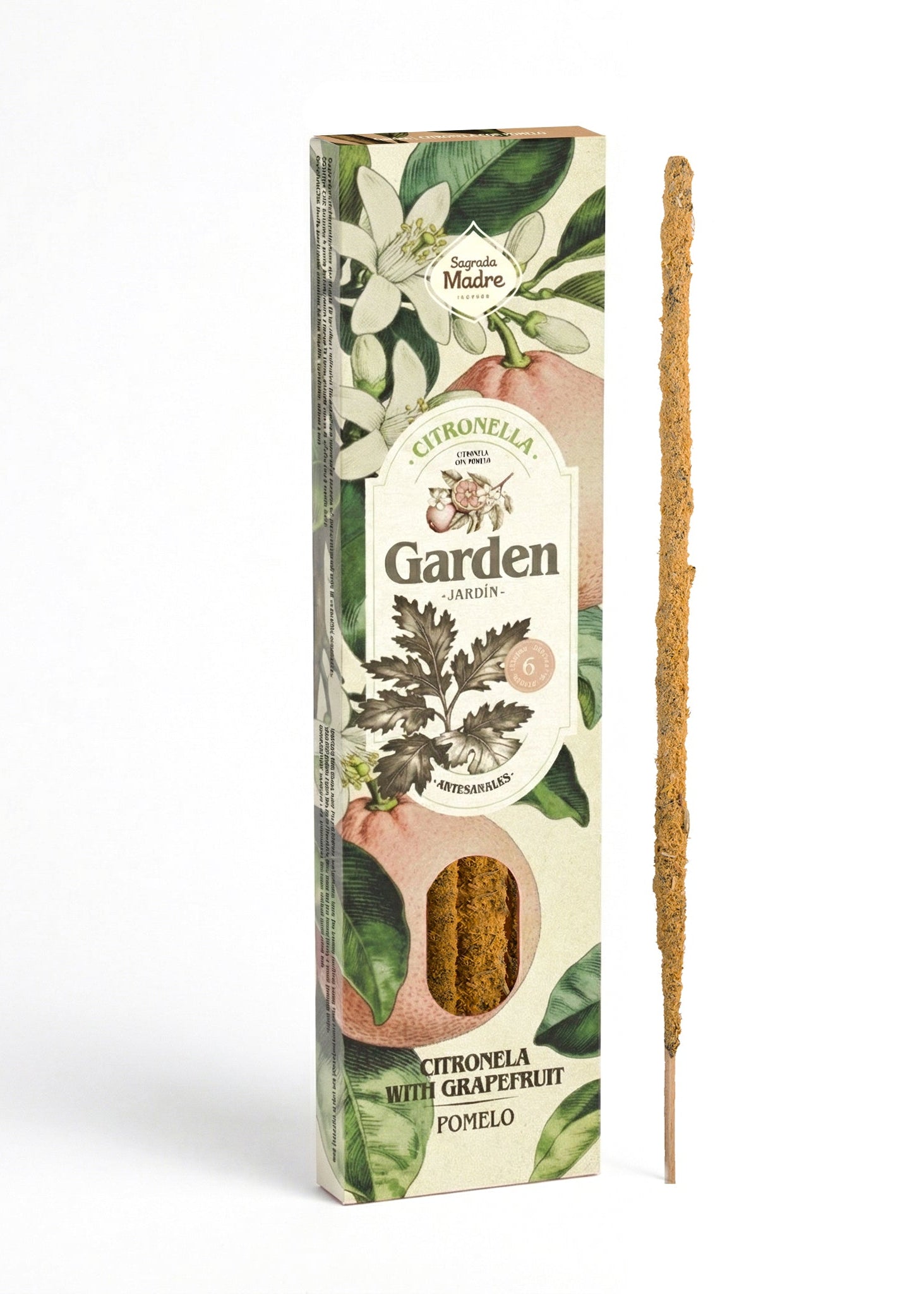 Citronela con Pomelo Rökelse – Garden | Sagrada Madre