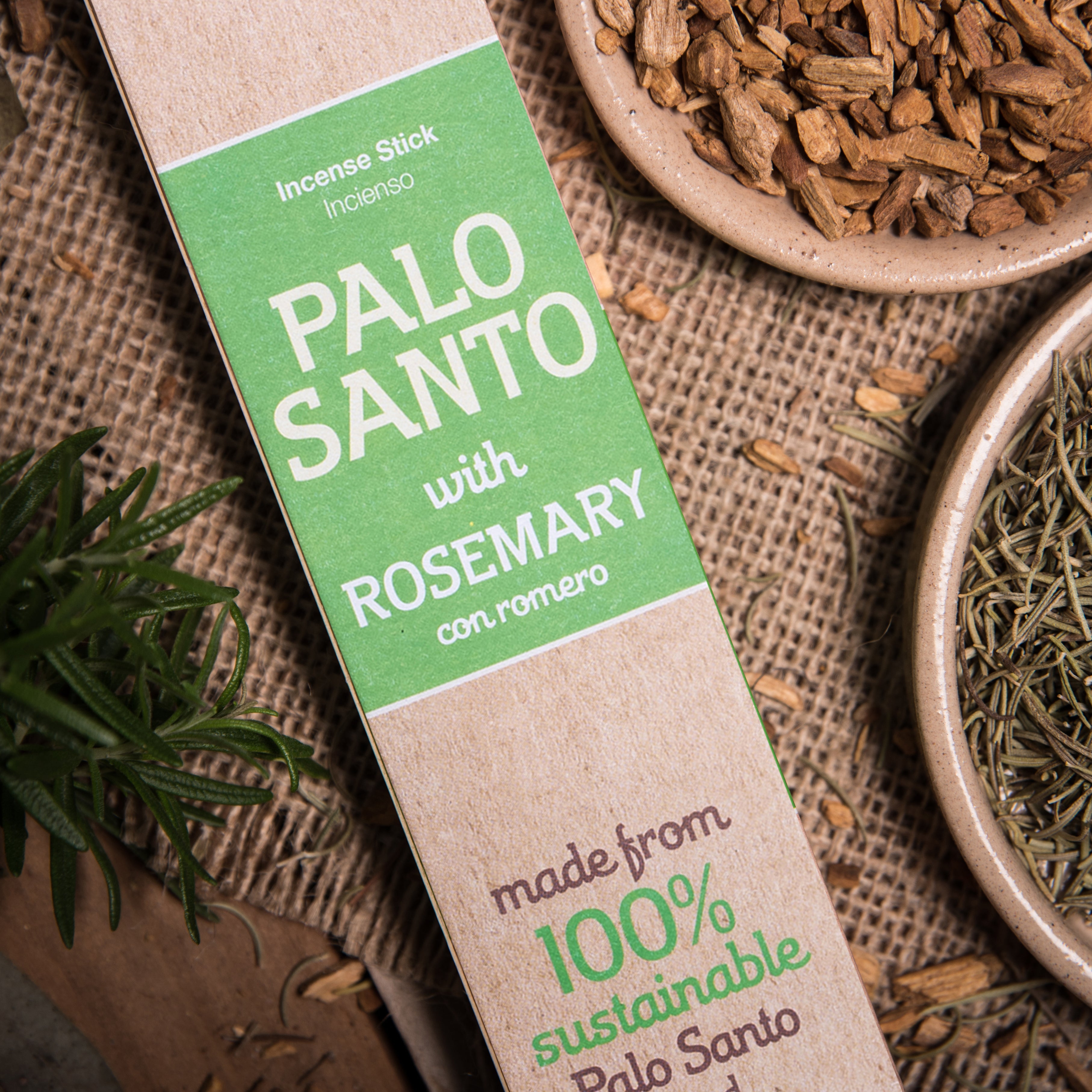 Palo Santo & Rosmarin rökelse