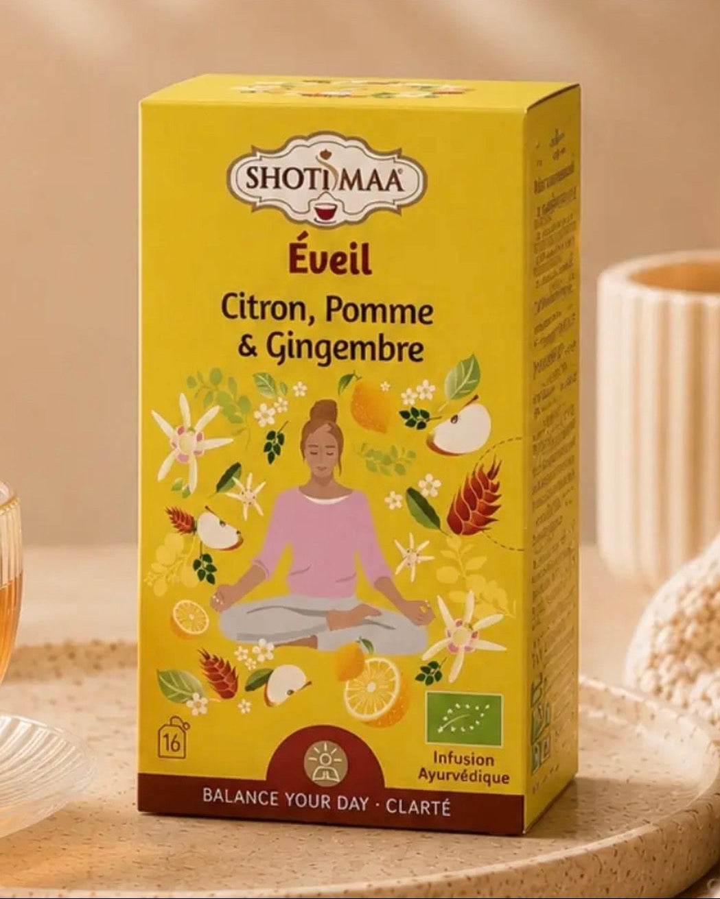 RISE – Ekologiskt Örtte med Citron, Ingefära & Hibiskus | Shotimaa