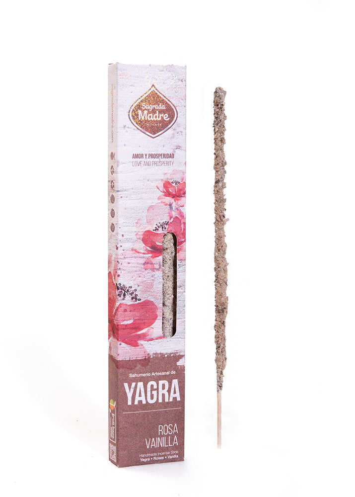 Rosa & Vainilla Yagra Rökelse – Sagrada Madre