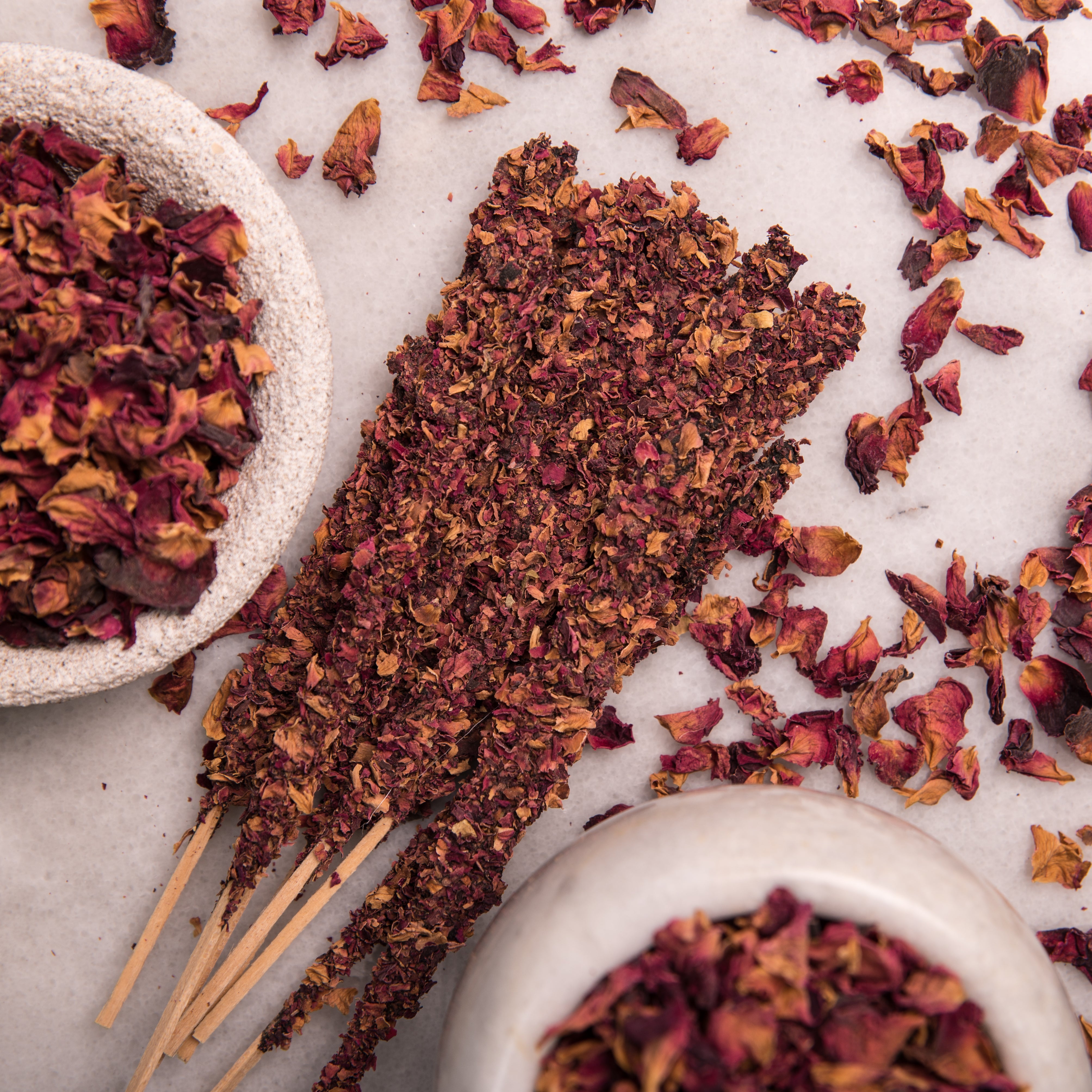 Rosor & Frankincense rökelse