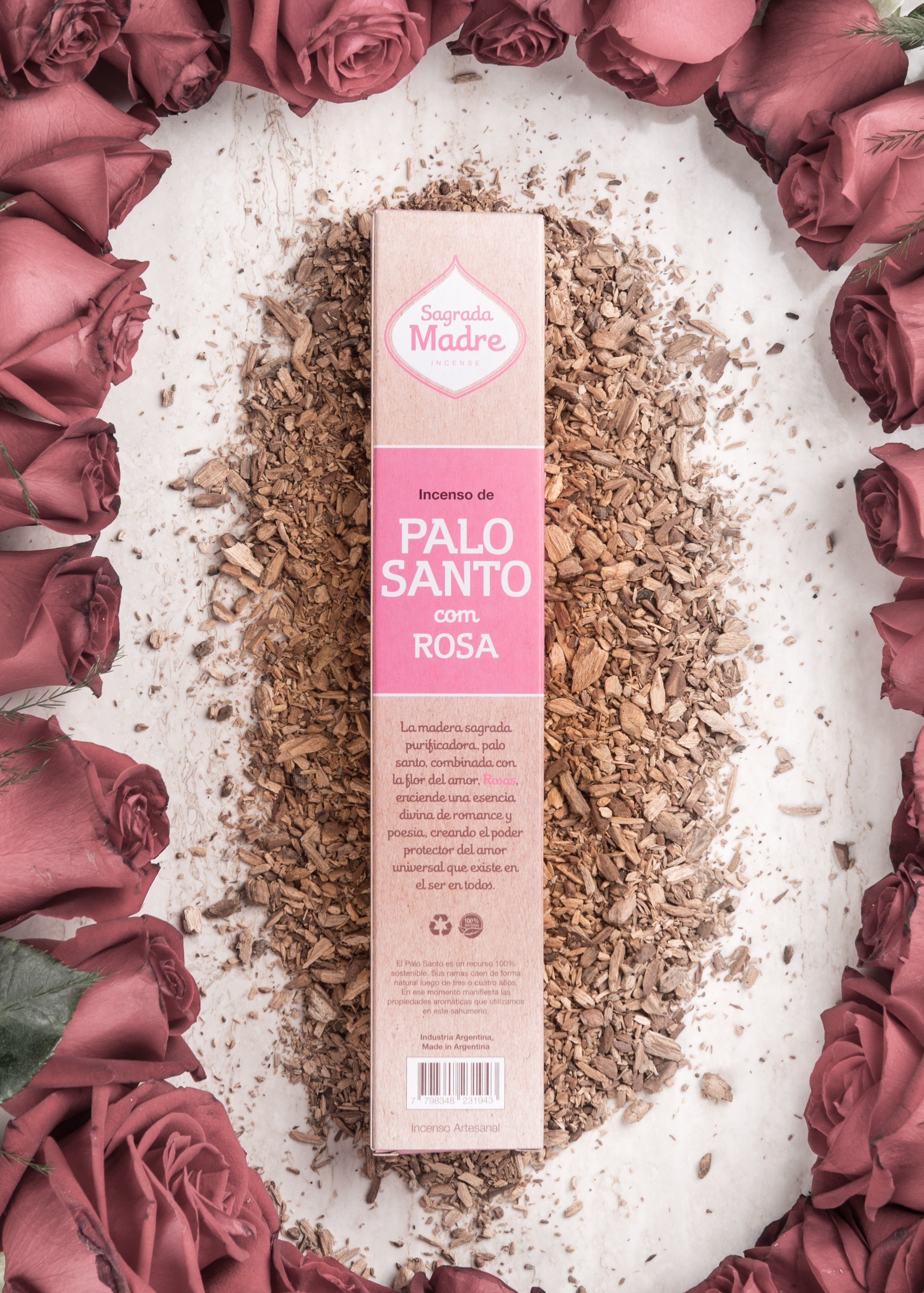 Palo Santo & Rosor rökelse
