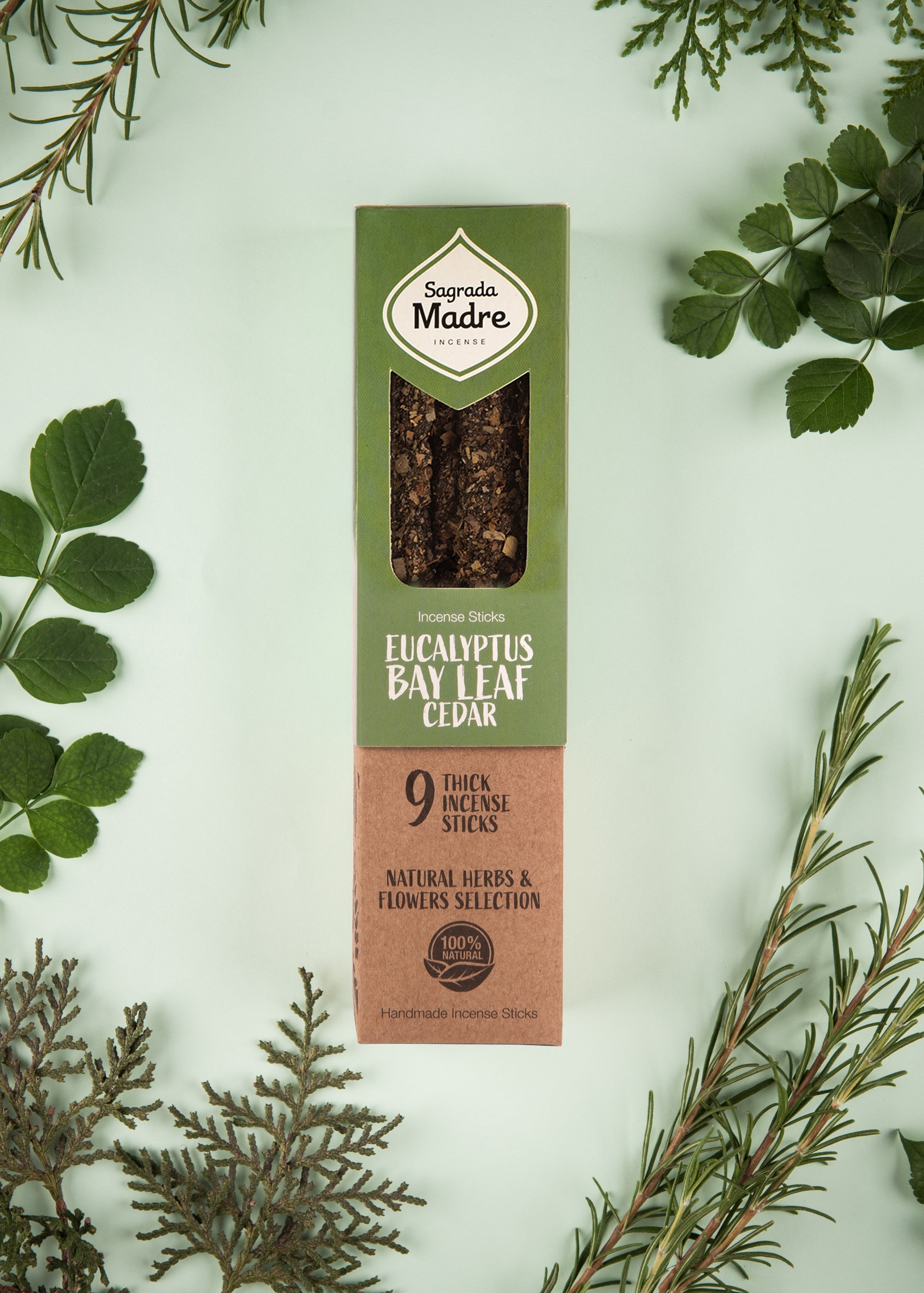 Eukalyptus, Ceder, Lagerblad & Frankincense rökelse
