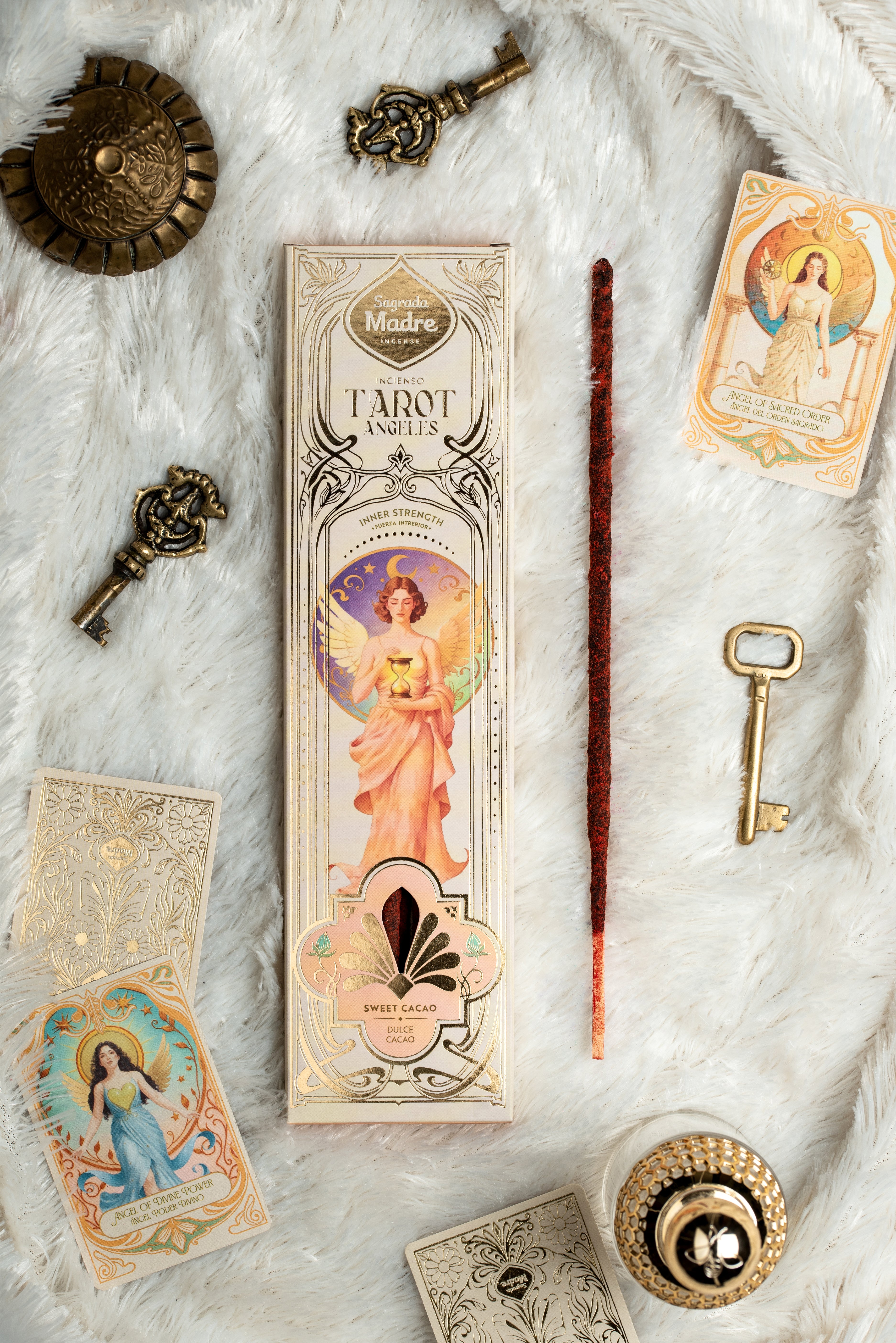 Sweet Cacao Rökelse – Tarot Ángeles | Inner Strength