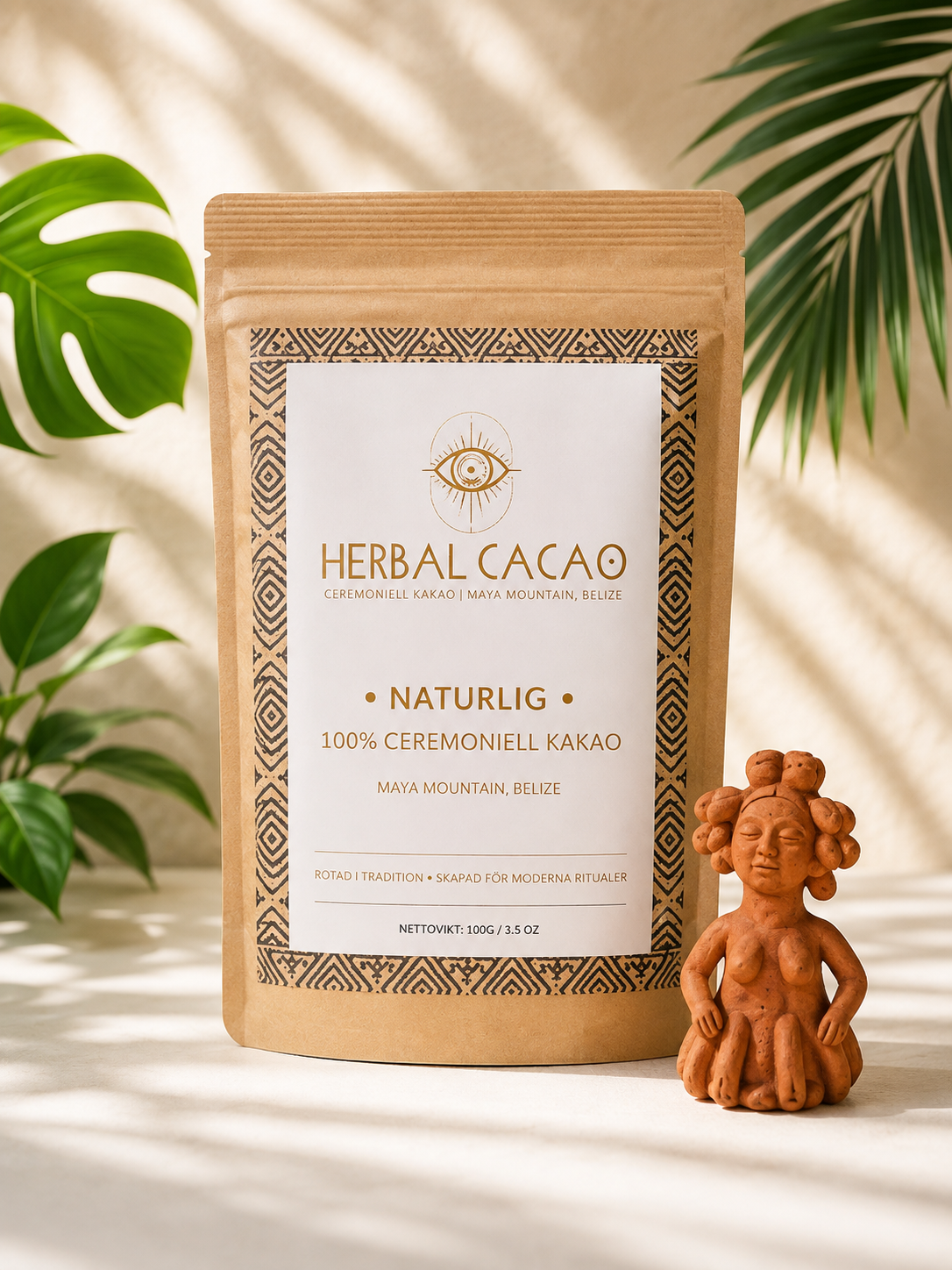 Ceremoniell Kakao 100% – Naturlig & Ren Kakao | 500 g