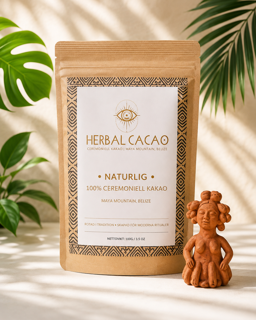 Ceremoniell Kakao 100% – Naturlig & Ren Kakao | 500 g