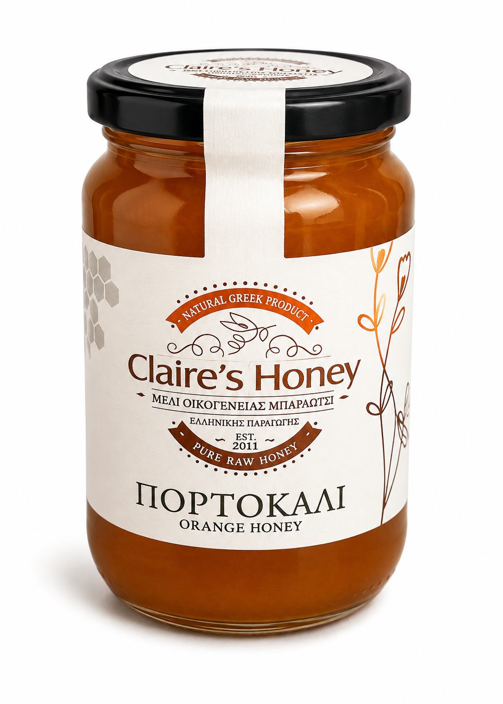 Grekisk Apelsinblomshonung – Claire’s Honey | 470 g