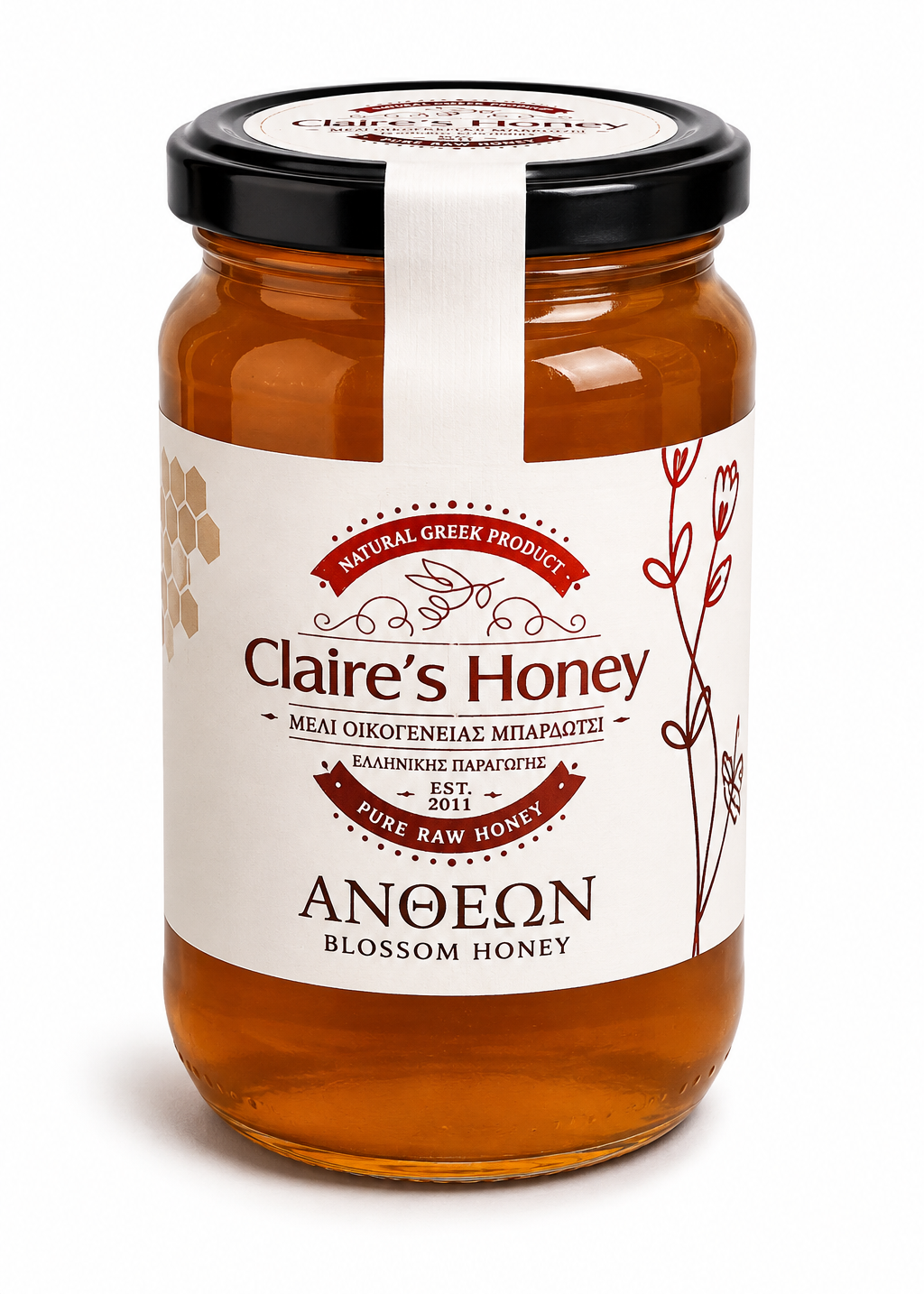 Grekisk Blomsterhonung – Claire’s Honey | 470 g