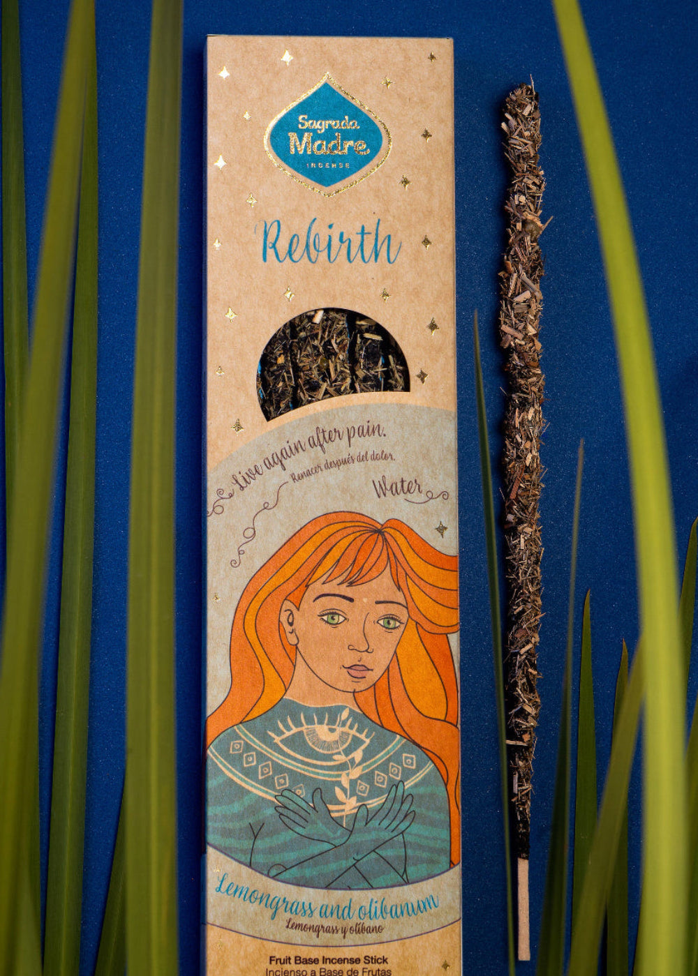 Water Element Rökelse – Citrongräs & Frankincense | Sagrada Madre