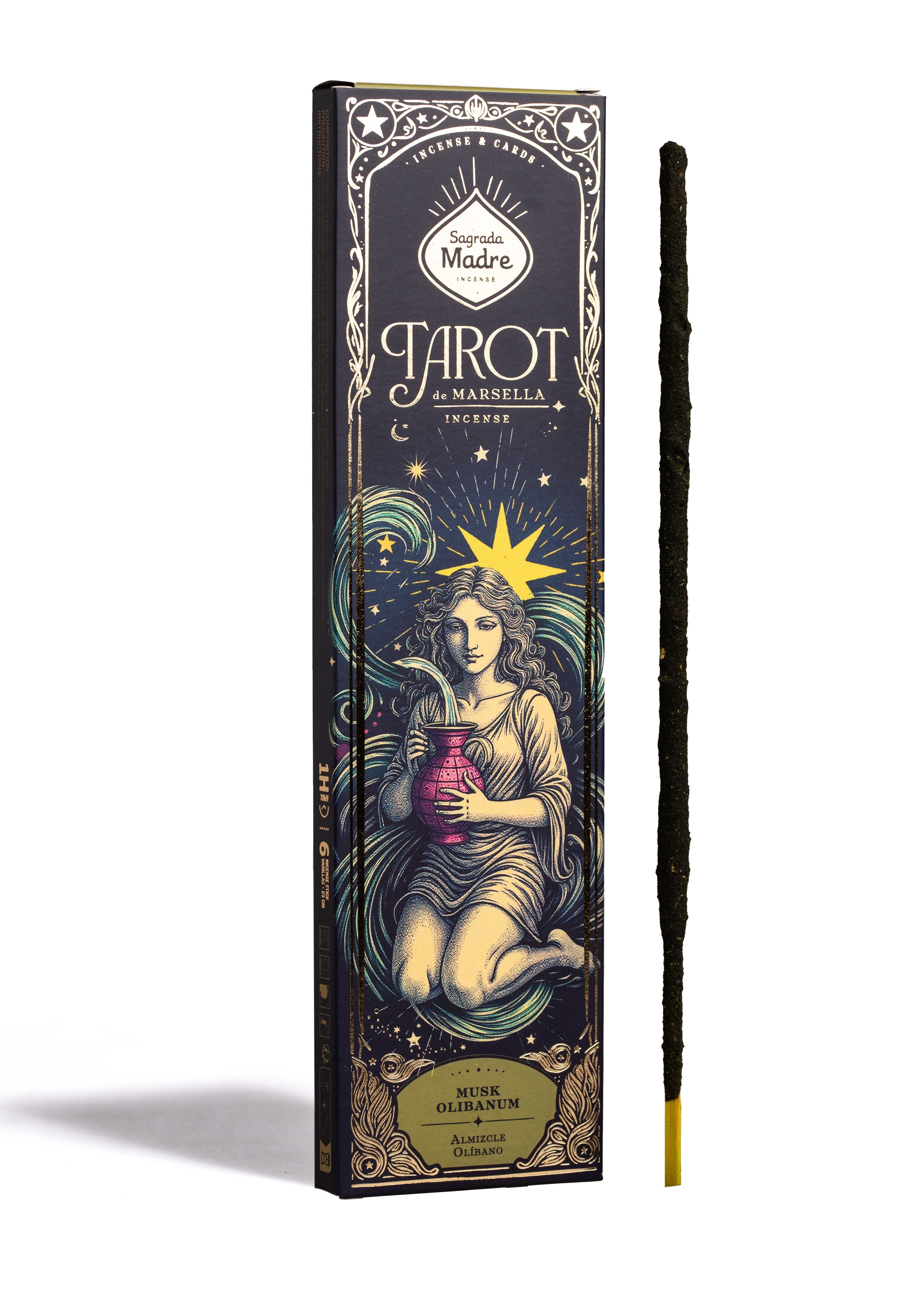Musk & Olibanum Rökelse – Tarot de Marsella | Sagrada Madre