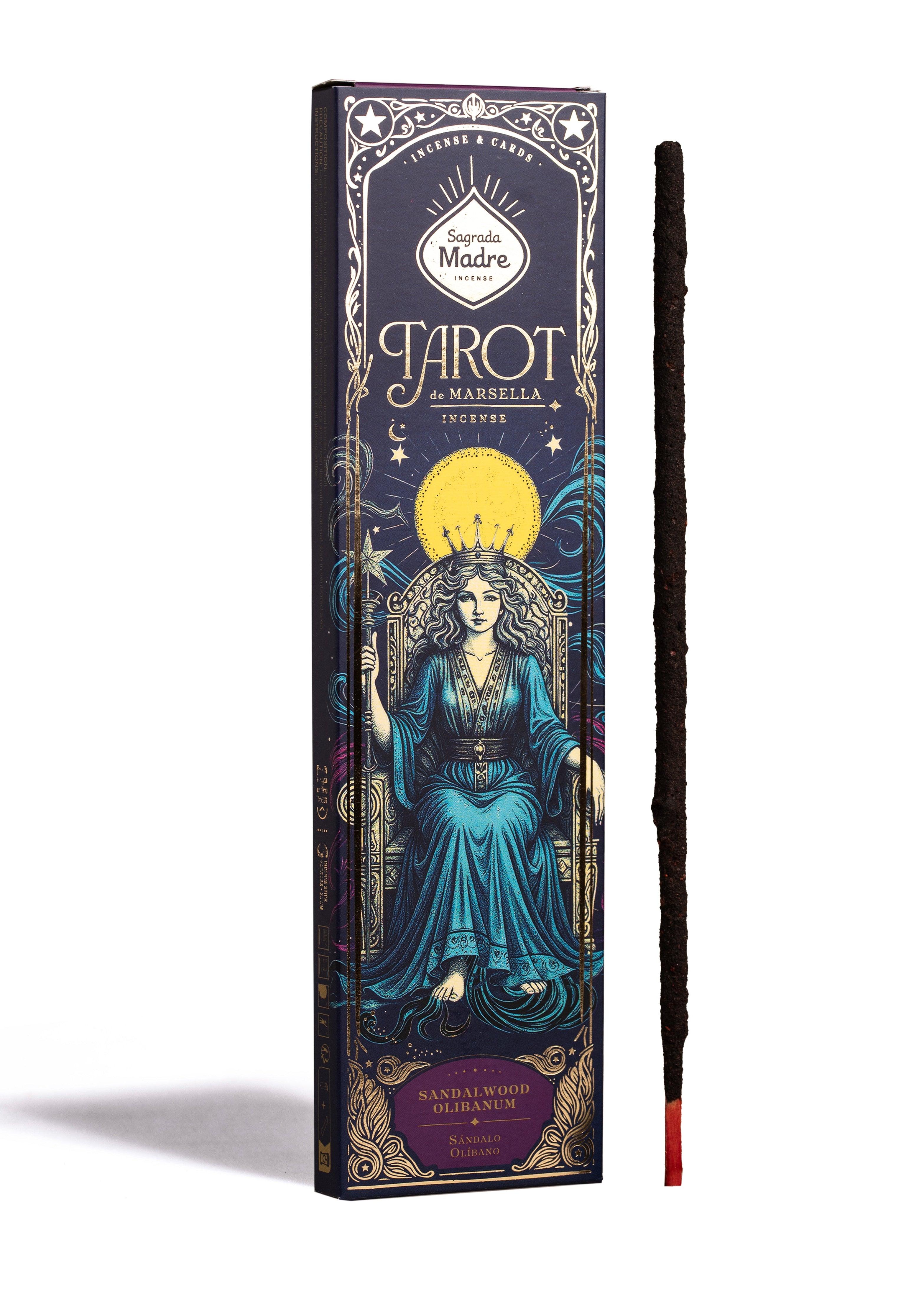 Sandalwood & Olibanum Rökelse – Tarot de Marsella | Sagrada Madre