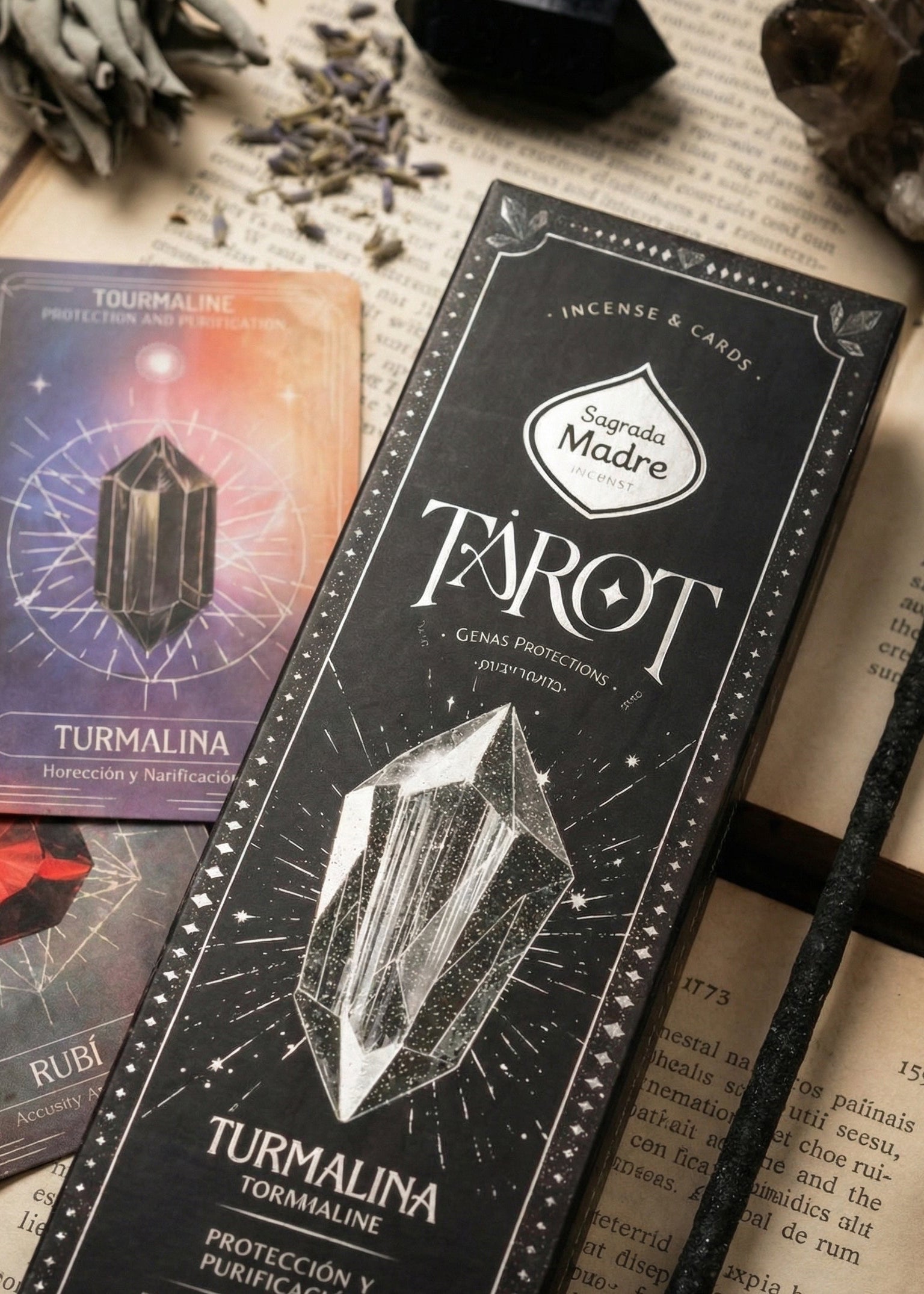 Tarot Gemas Rökelse – Turmalin | Skydd & Rening