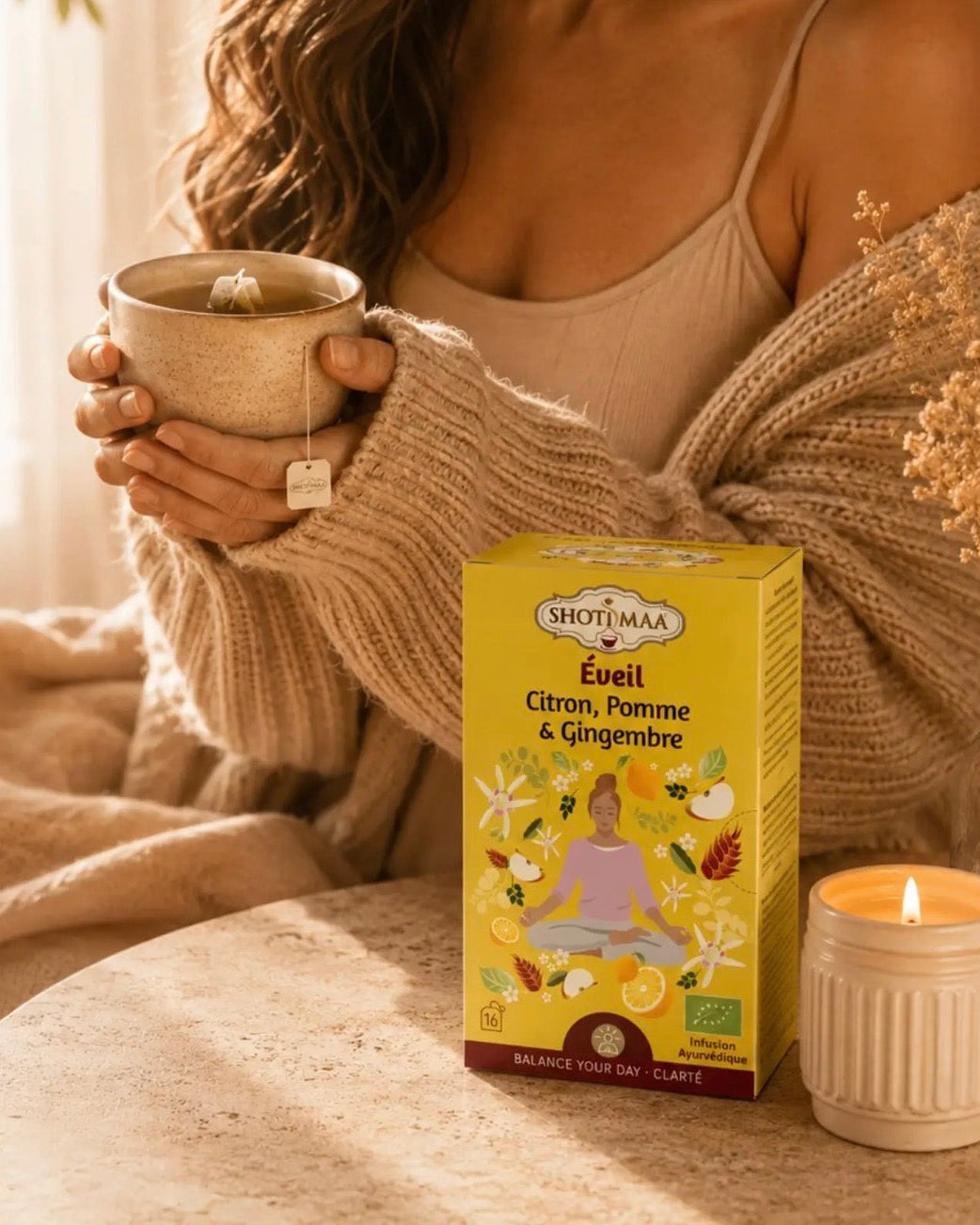 RISE – Ekologiskt Örtte med Citron, Ingefära & Hibiskus | Shotimaa