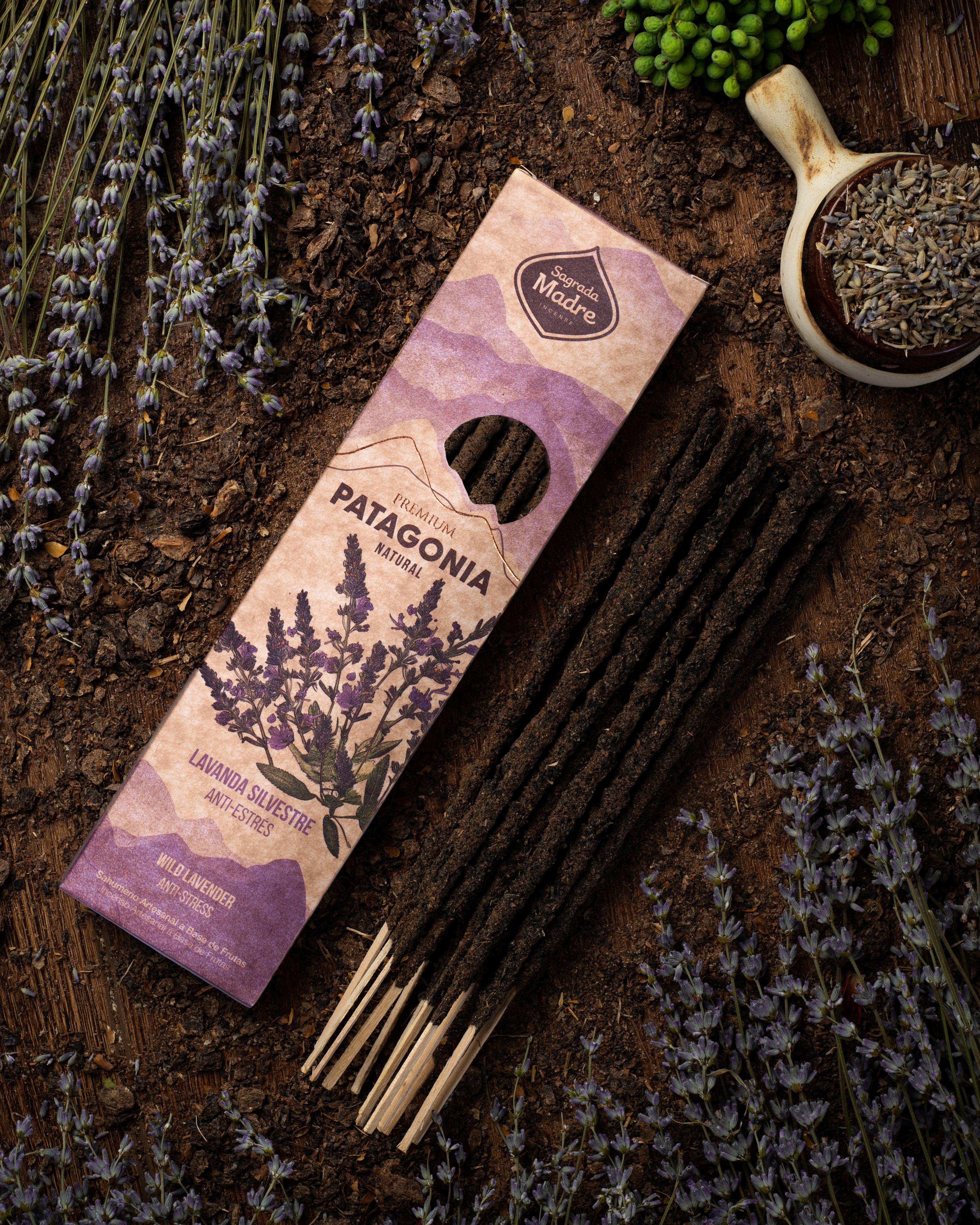 Vild Lavendel Patagonia rökelse