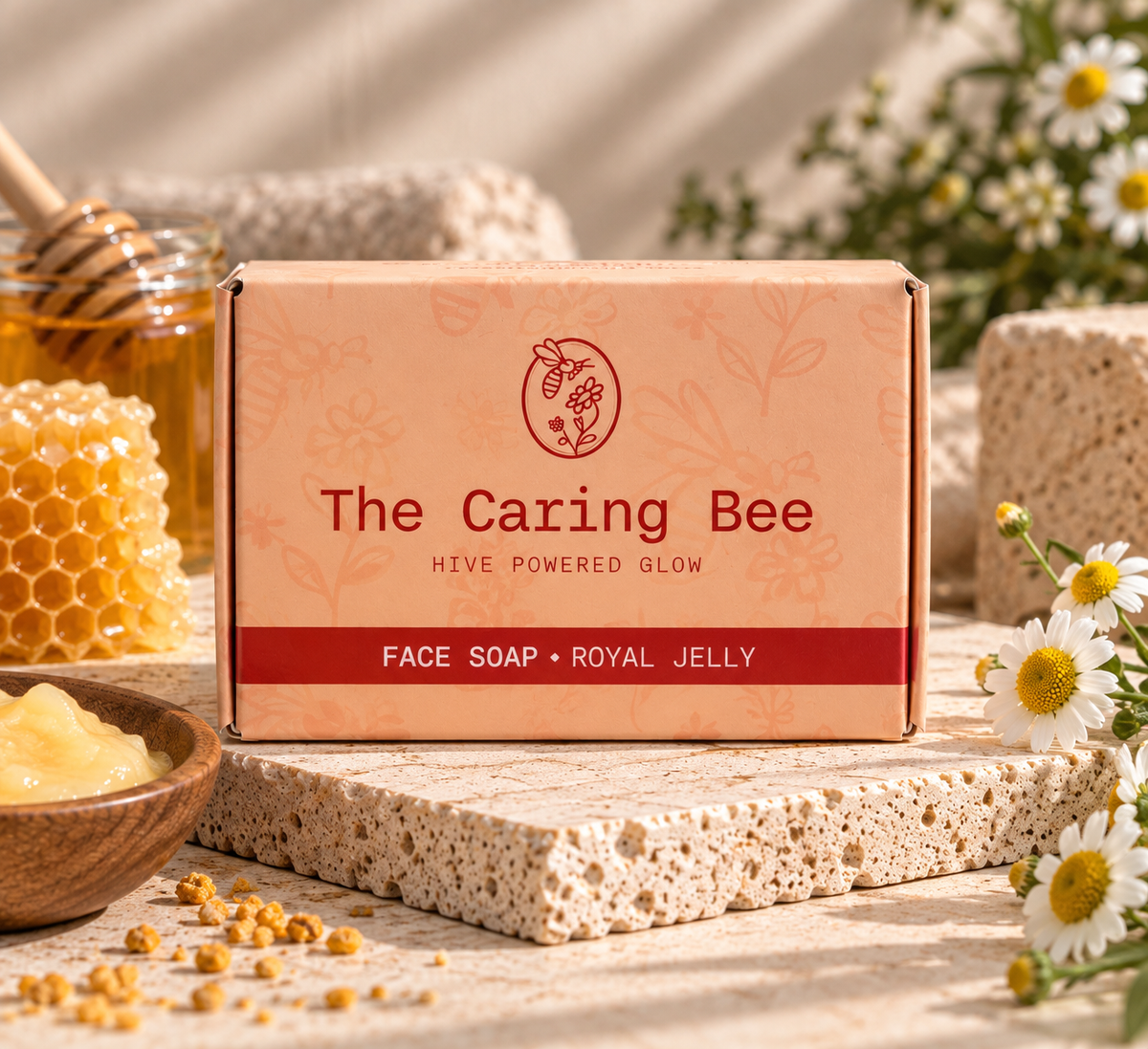 The Caring Bee Face Soap – Royal Jelly | 110 g