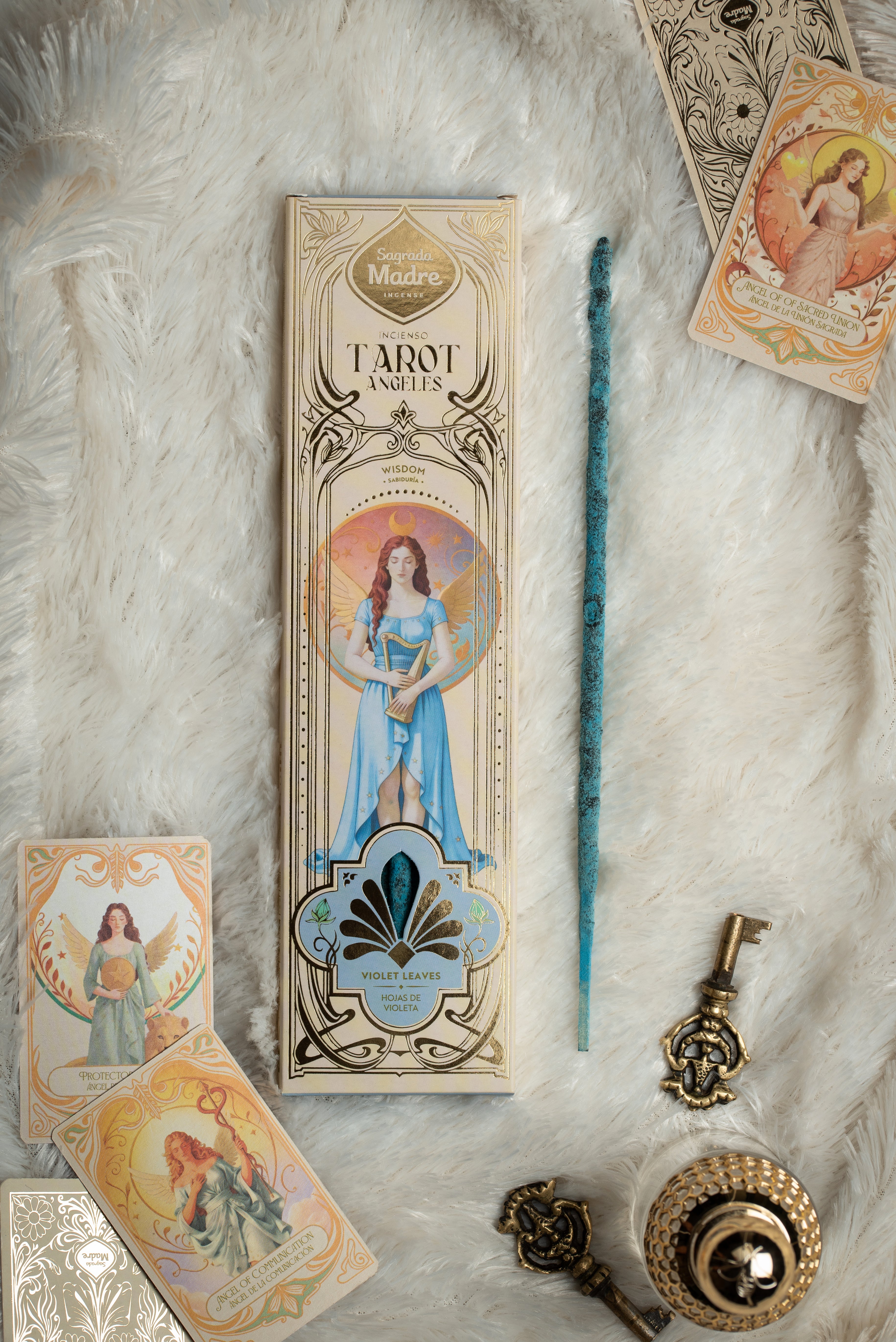 Violet Leaves Rökelse – Tarot Ángeles | Wisdom