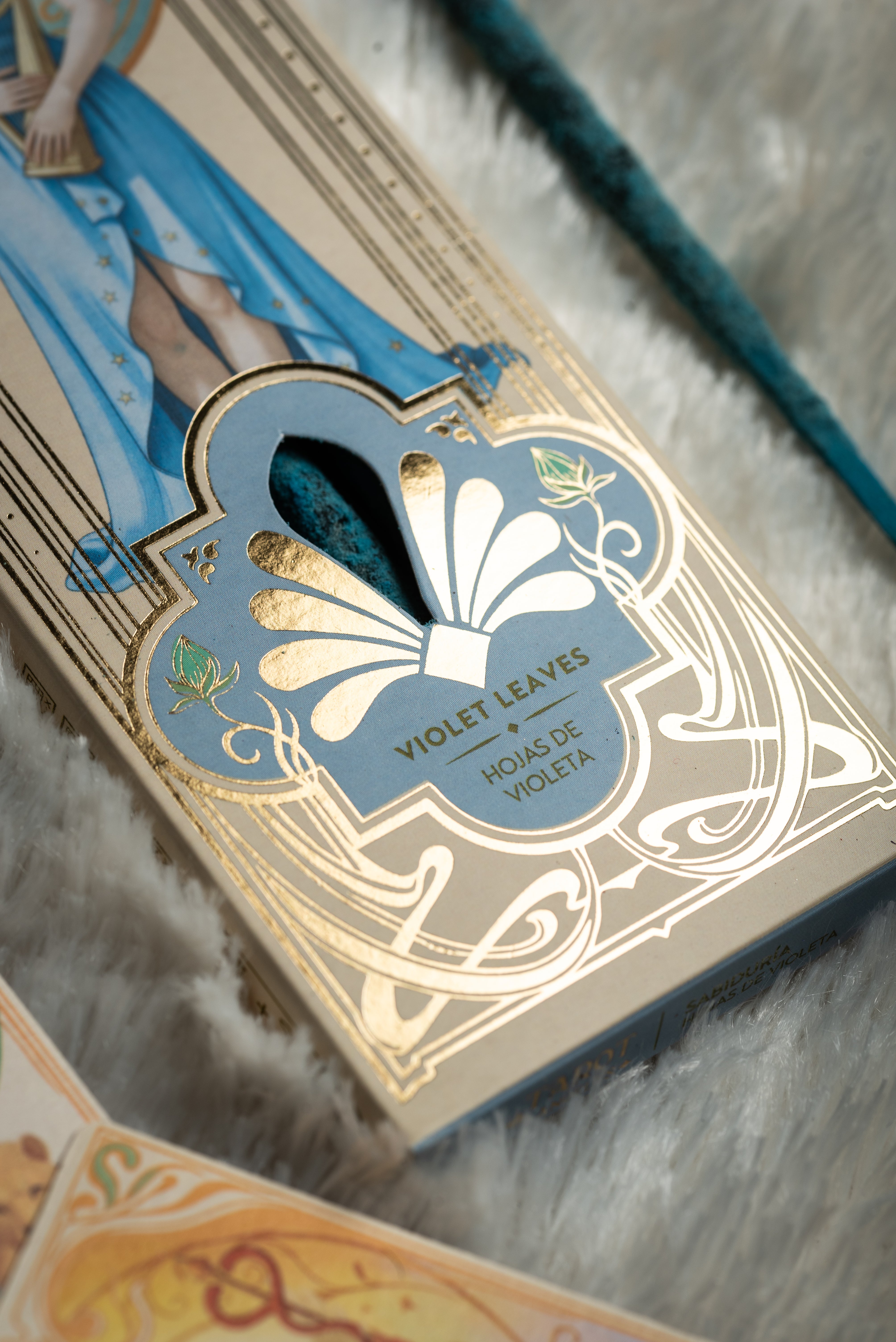Violet Leaves Rökelse – Tarot Ángeles | Wisdom