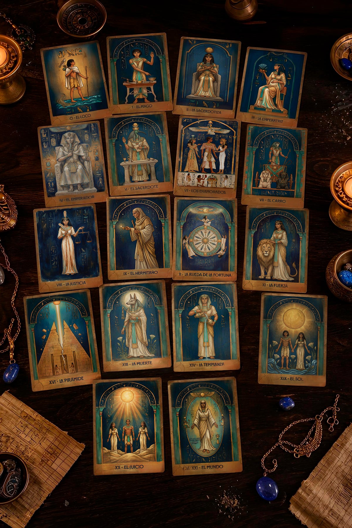 Rökelse Egyptian Tarot Blue Lotus – Blå Lotus