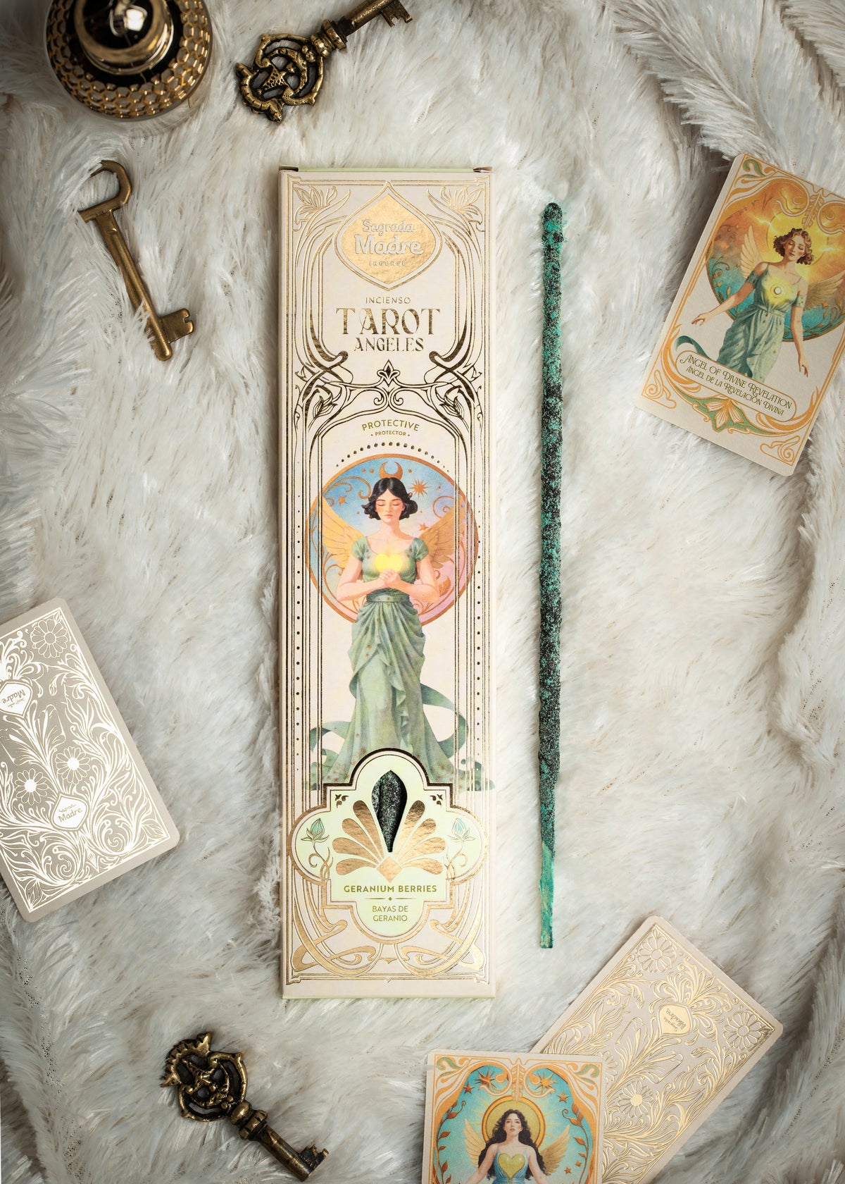 Geranium Berries Rökelse – Tarot Ángeles | Protective
