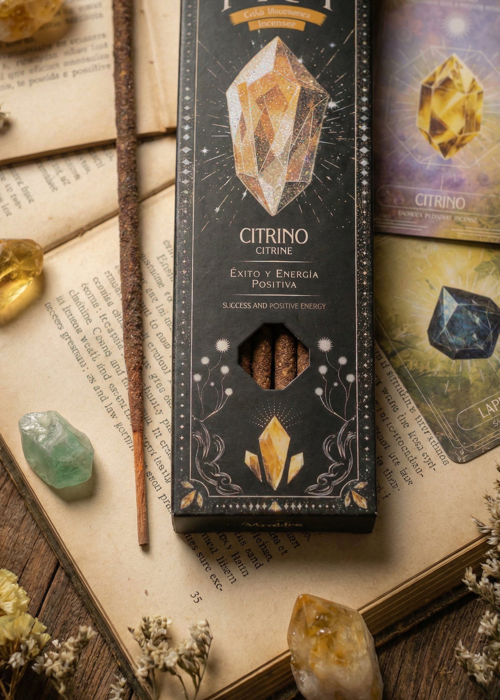 Tarot Gemas Rökelse – Citrin | Framgång & Positiv Energi