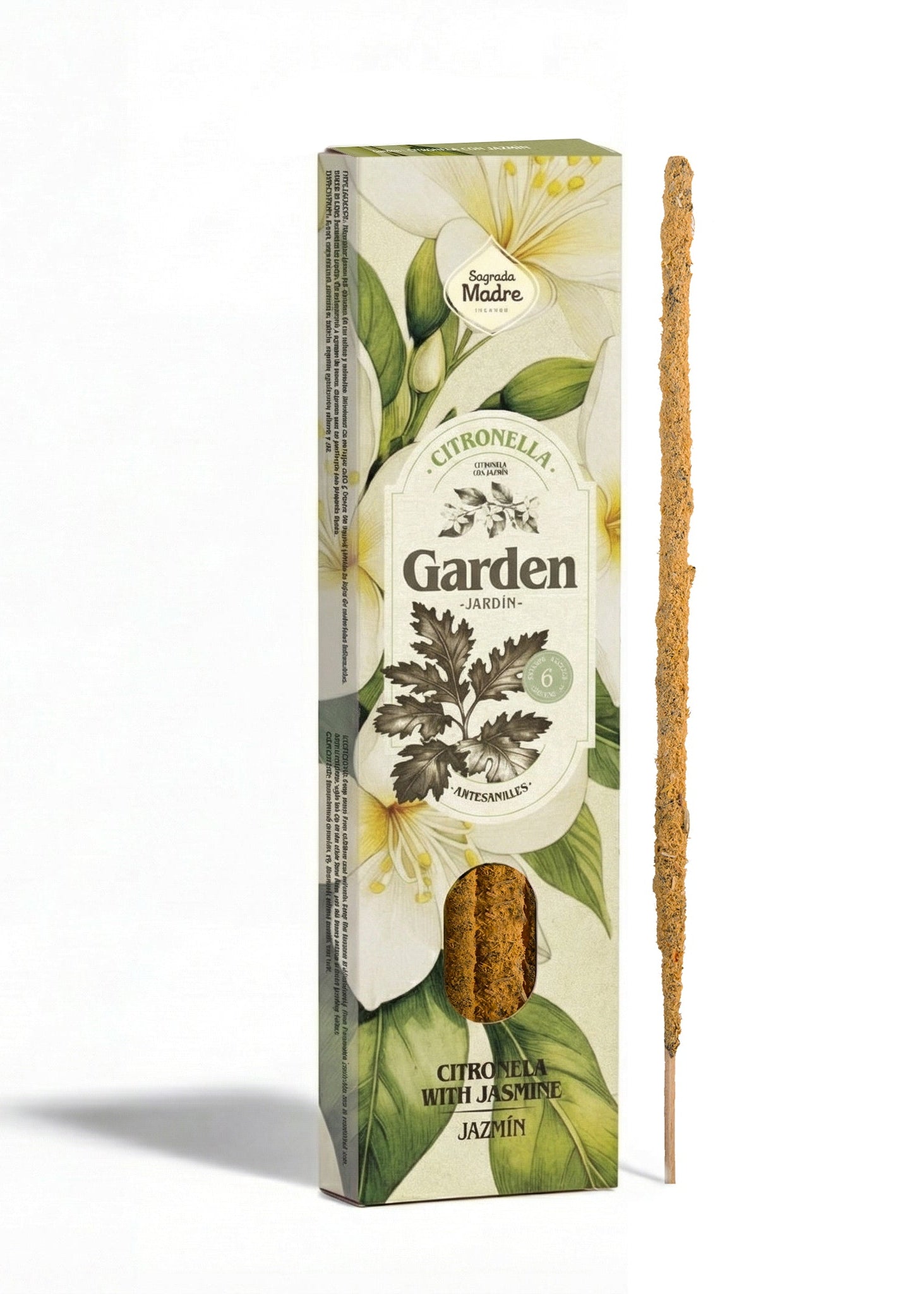 Citronela con Jazmín Rökelse – Garden | Sagrada Madre