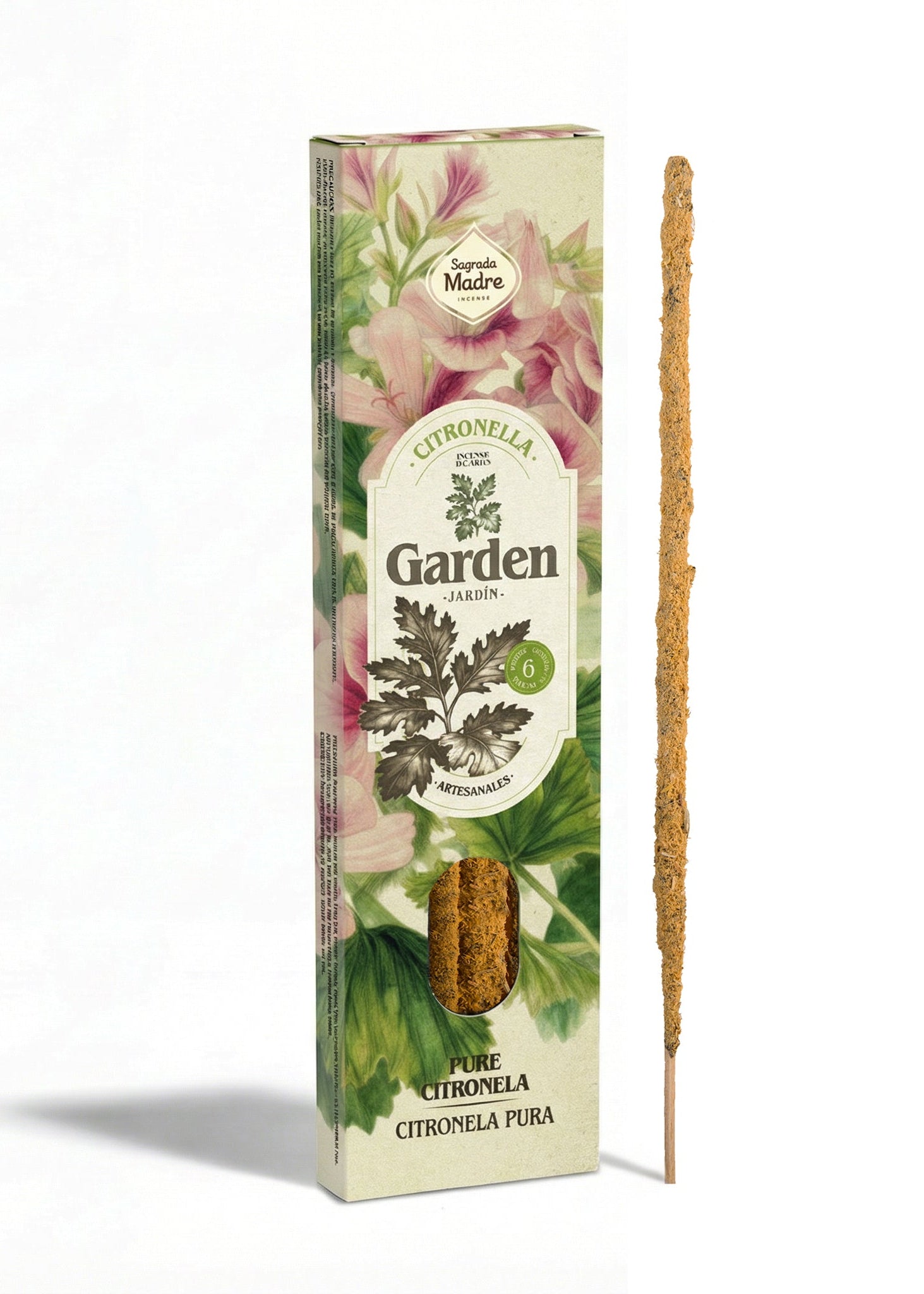 Citronela Pura Rökelse – Garden | Sagrada Madre