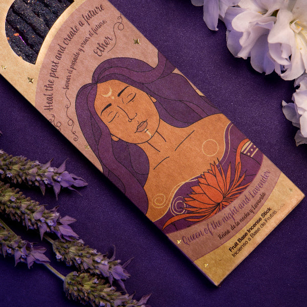 Eter Element Rökelse – Lavendel & Nattens Drottning | Sagrada Madre