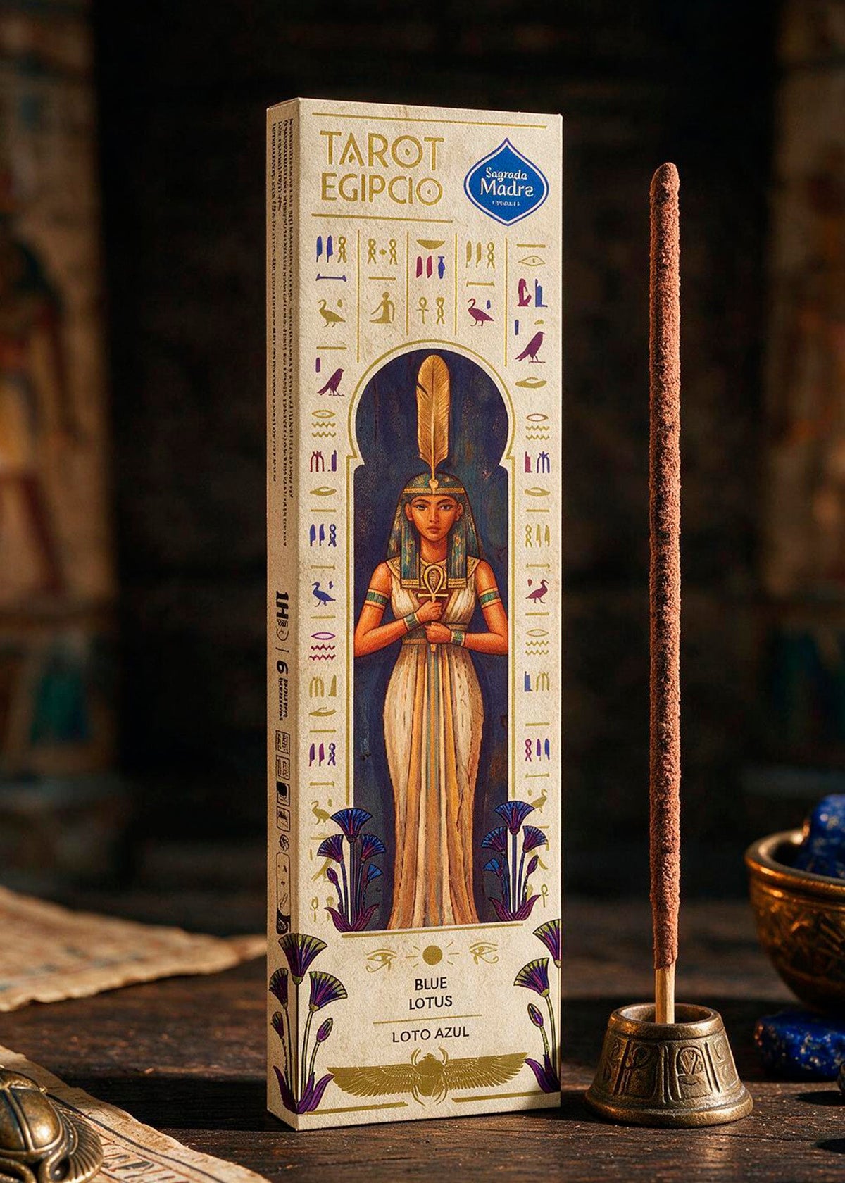 Rökelse Egyptian Tarot Blue Lotus – Blå Lotus