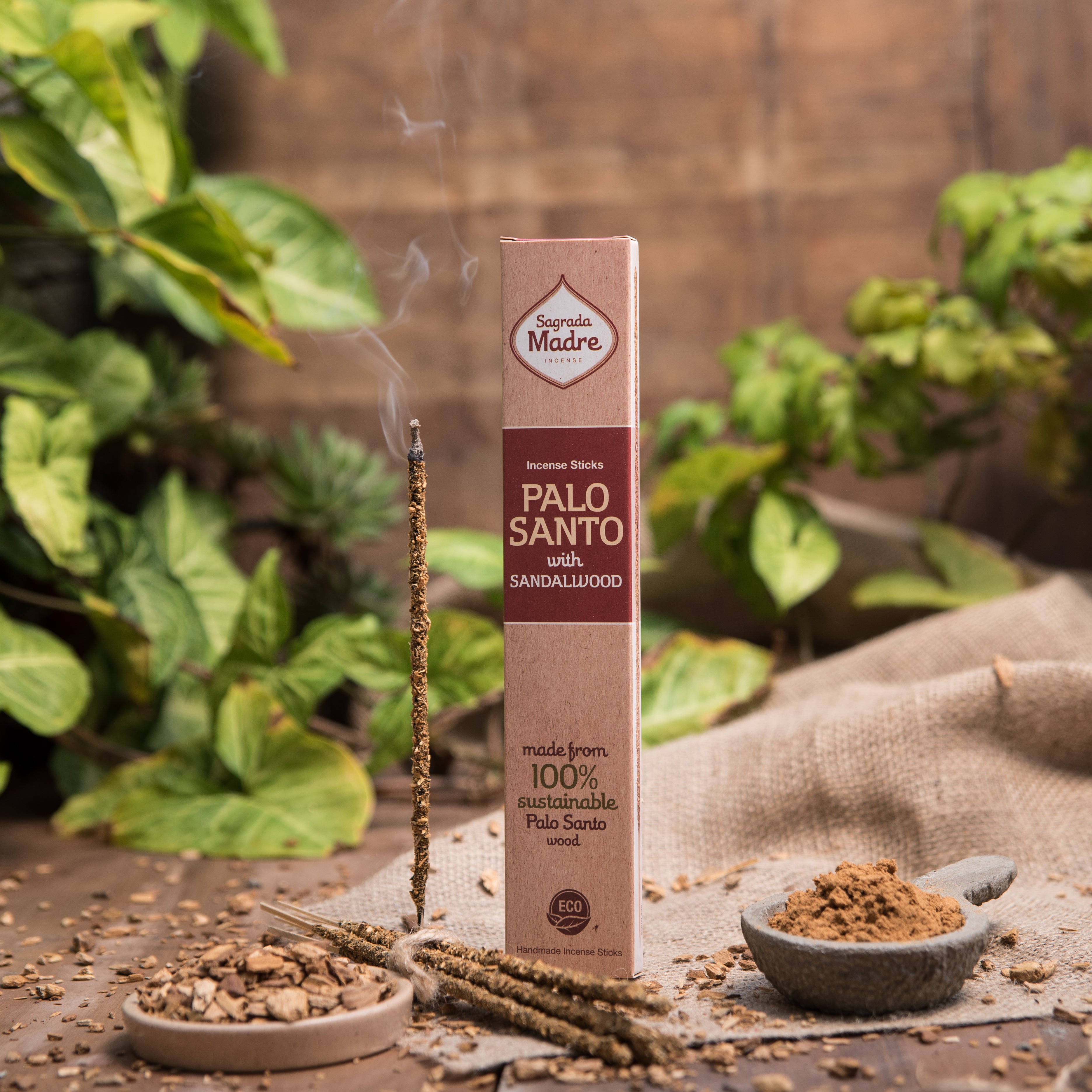 Palo Santo & Sandelträ rökelse