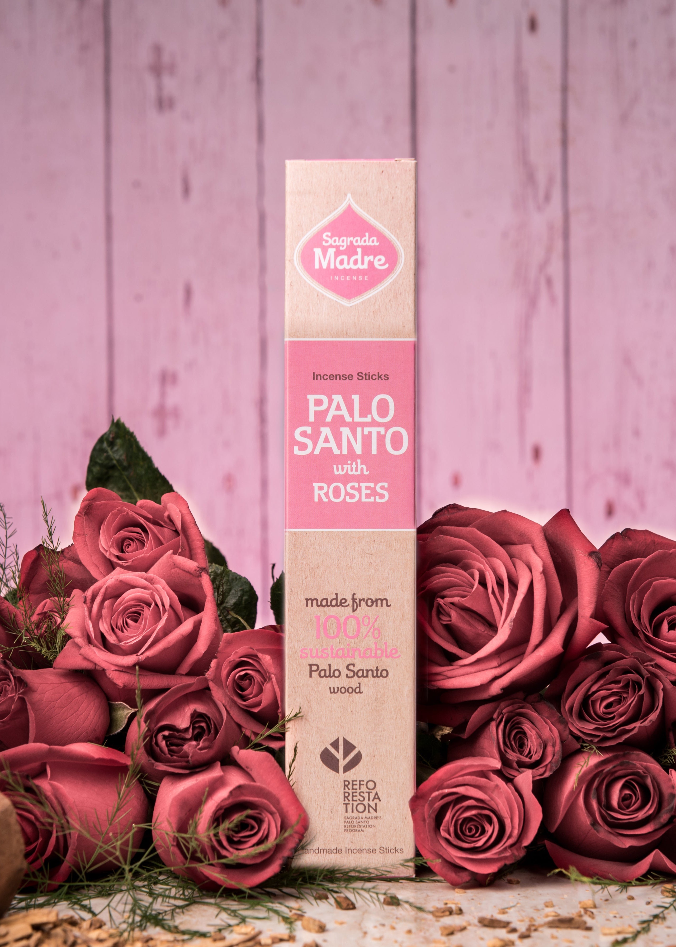 Palo Santo & Rosor rökelse