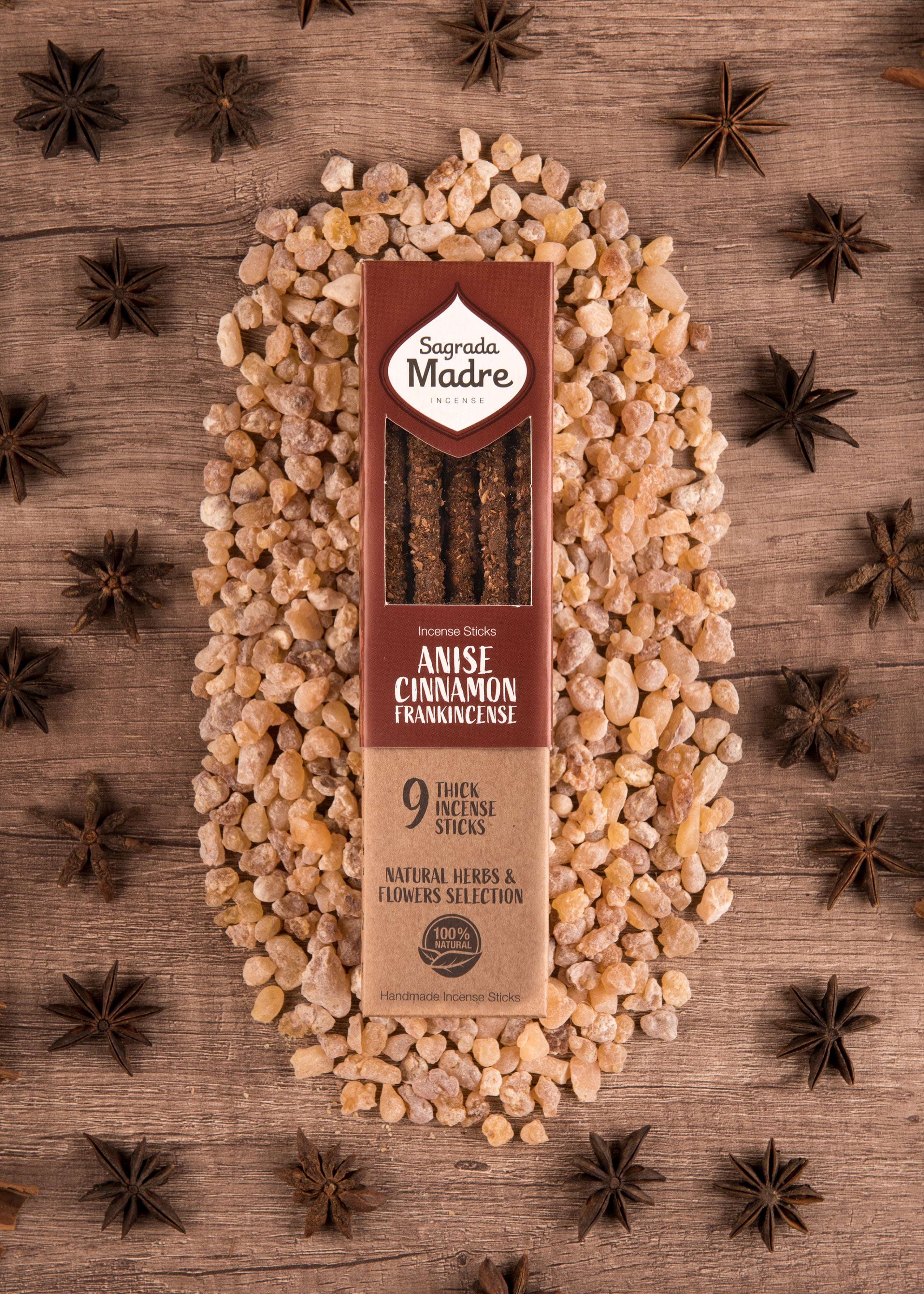 Kanel, Anis & Frankincense Rökelse – Sagrada Madre