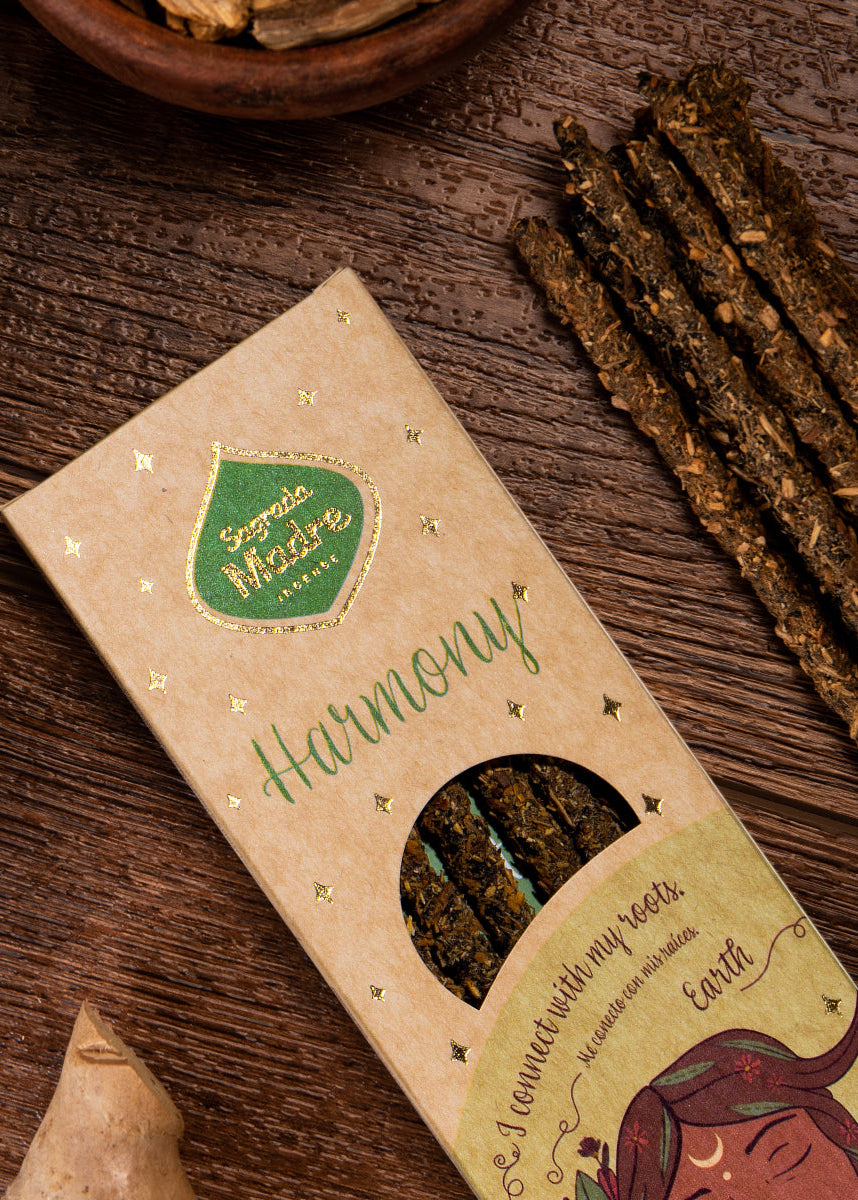 Earth Element Rökelse – Palo Santo & Ingefära | Sagrada Madre