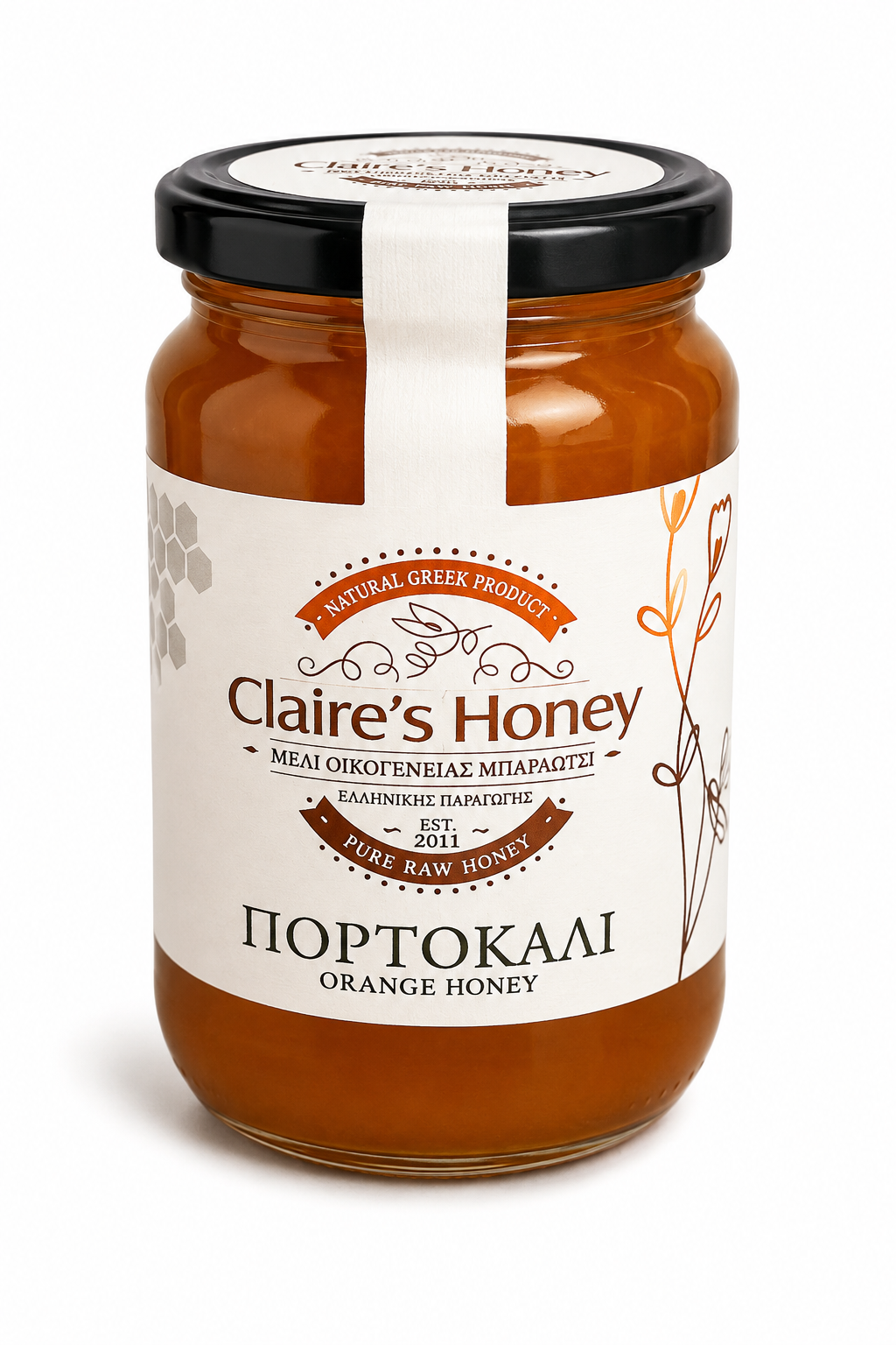 Grekisk Apelsinblomshonung – Claire’s Honey | 470 g