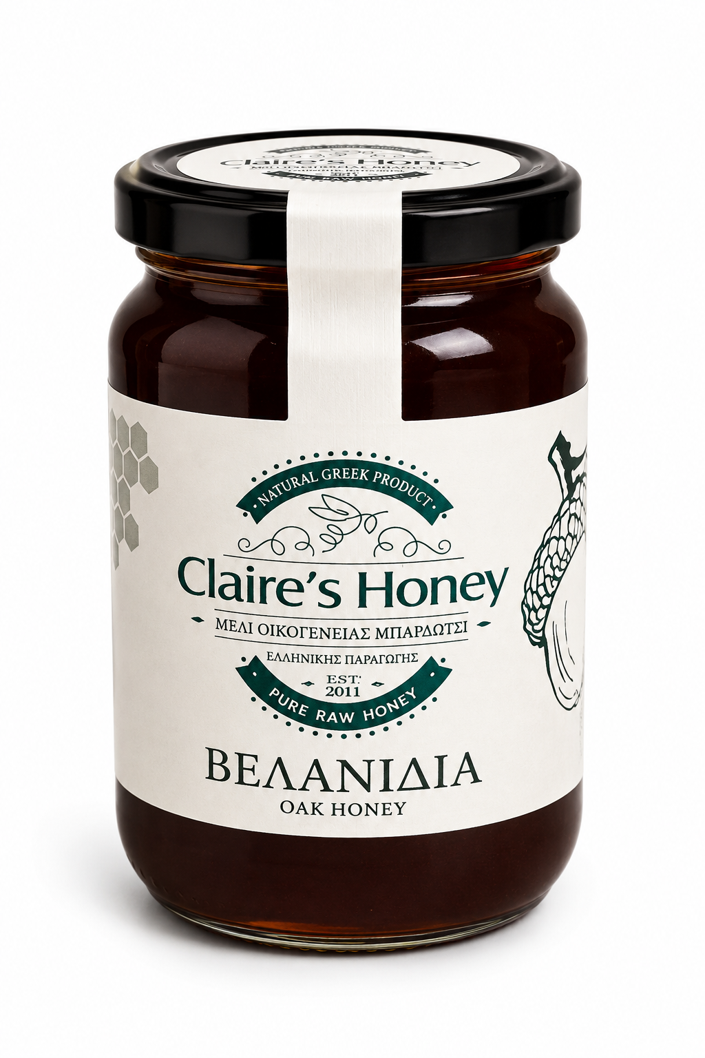 Grekisk Ekhonung – Claire’s Honey | 470 g