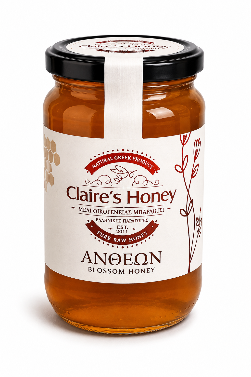 Grekisk Blomsterhonung – Claire’s Honey | 470 g