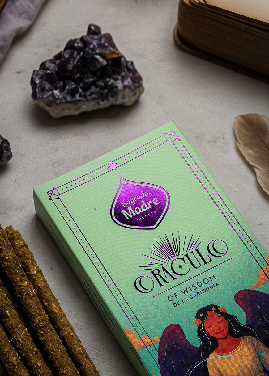 Oracle Wisdom Rökelse – Jasmin, Ros & Citron | Sagrada Madre