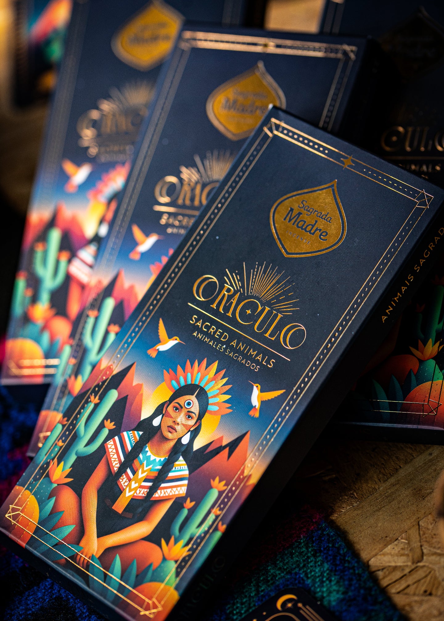 Oracle Sacred Animals Rökelse – Jasmin, Ros & Citron | Sagrada Madre