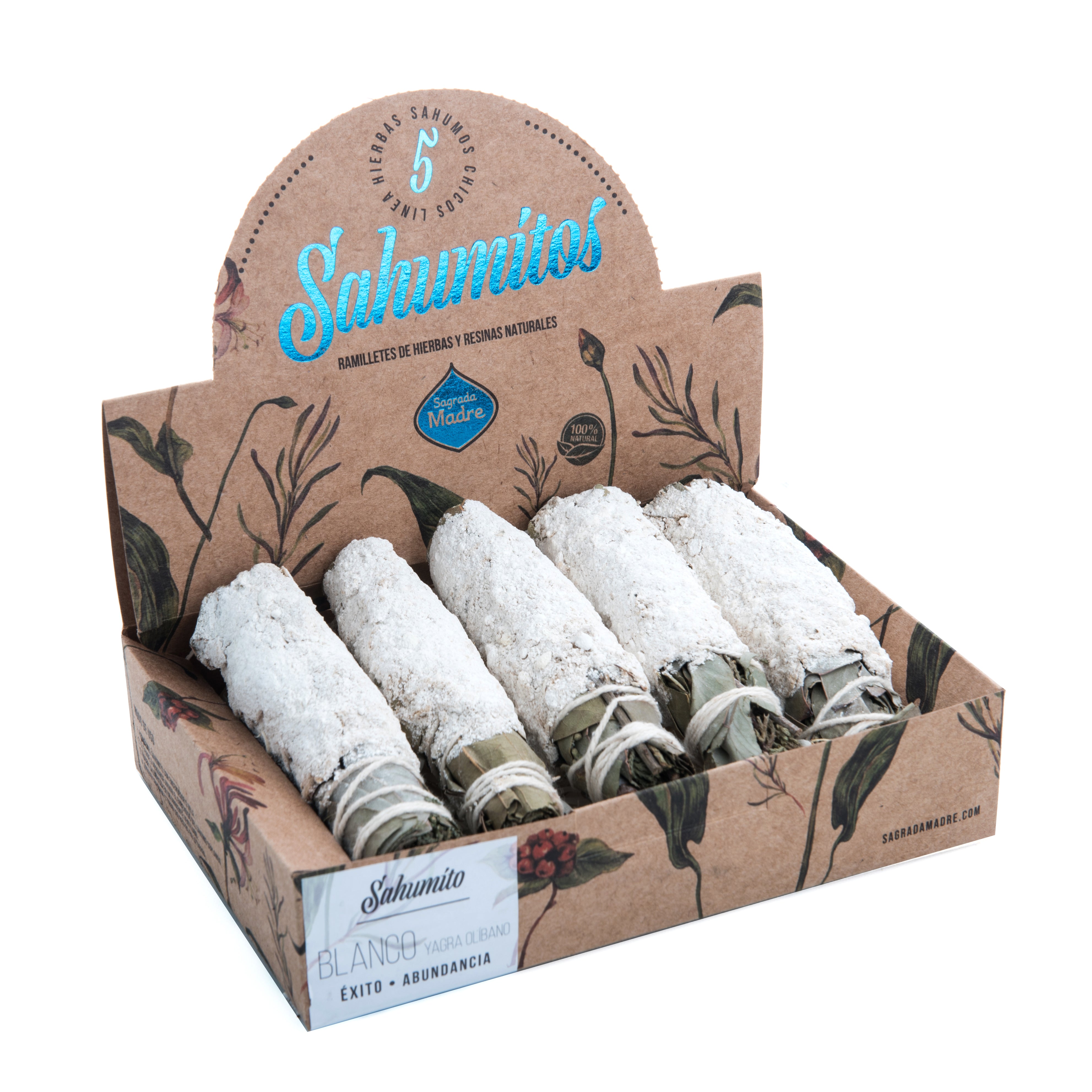 Sahumito Vit Salvia & Yagra – Djup Rening | Sagrada Madre