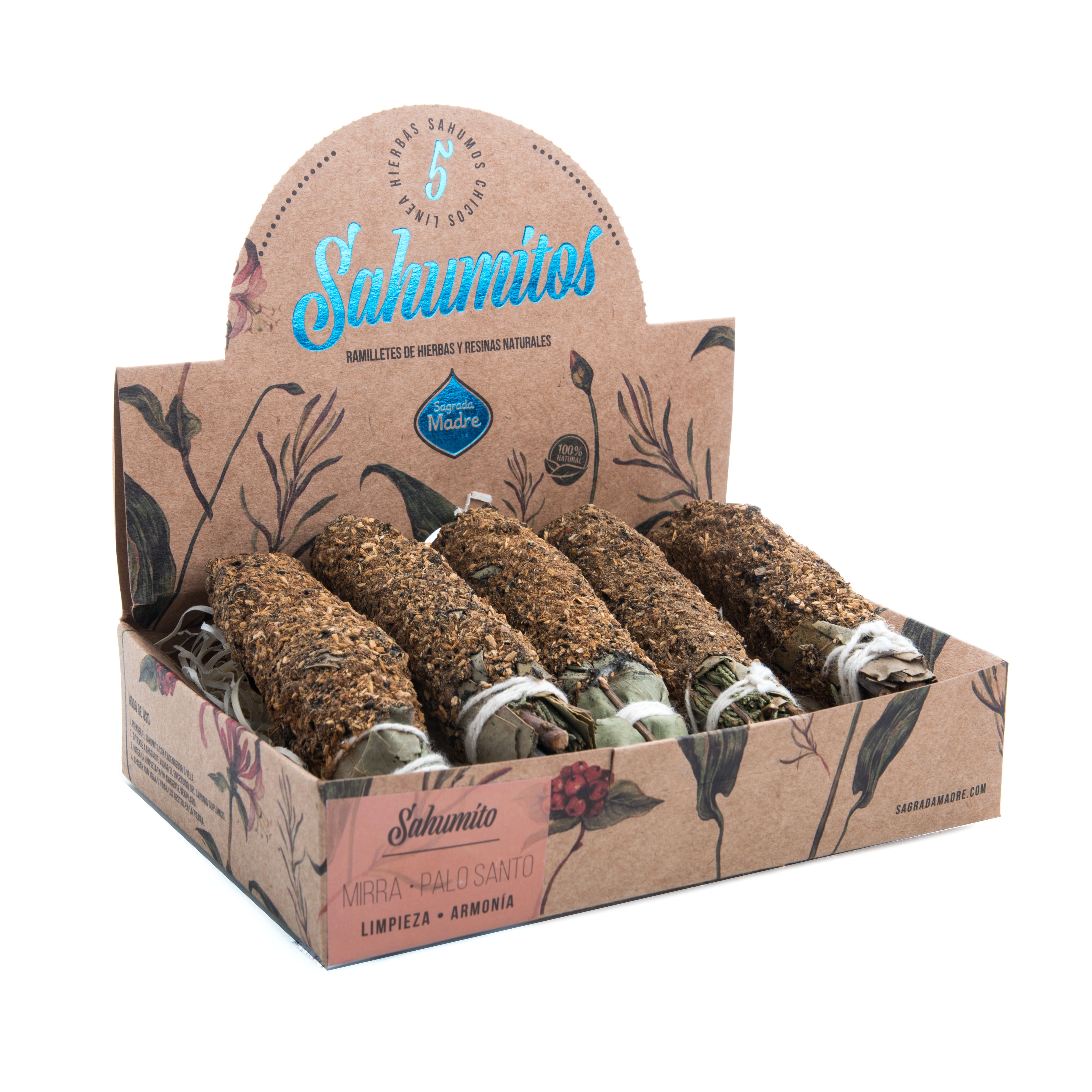 Sahumito Myrra & Palo Santo Grande – Rening & Harmoni | Sagrada Madre