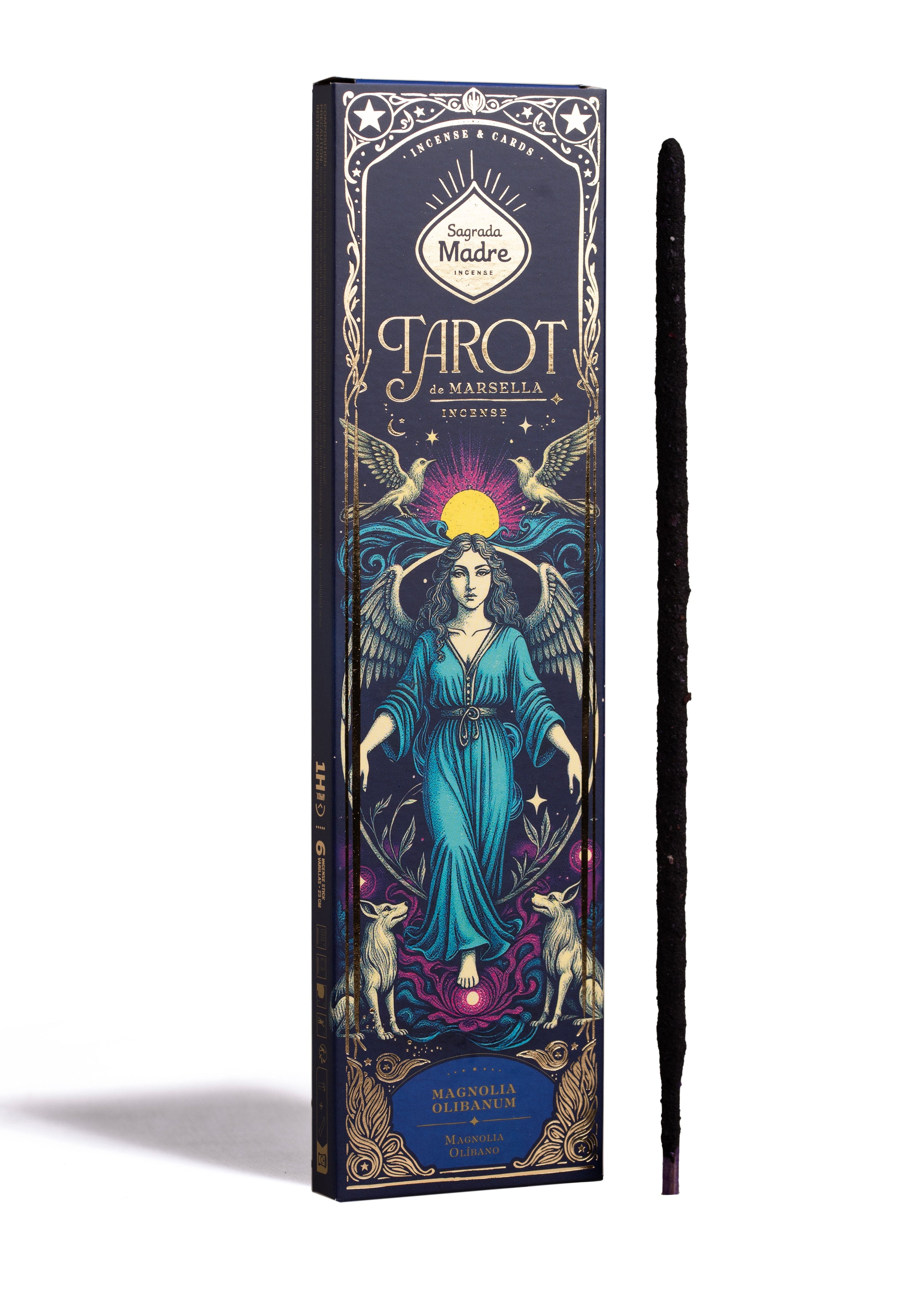 Magnolia & Olibanum Rökelse – Tarot de Marsella | Sagrada Madre