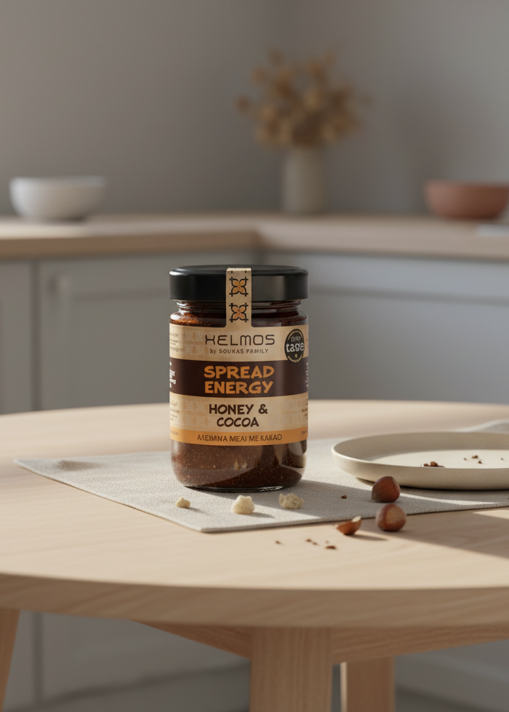 Honung med kakao 410 g – Helmos