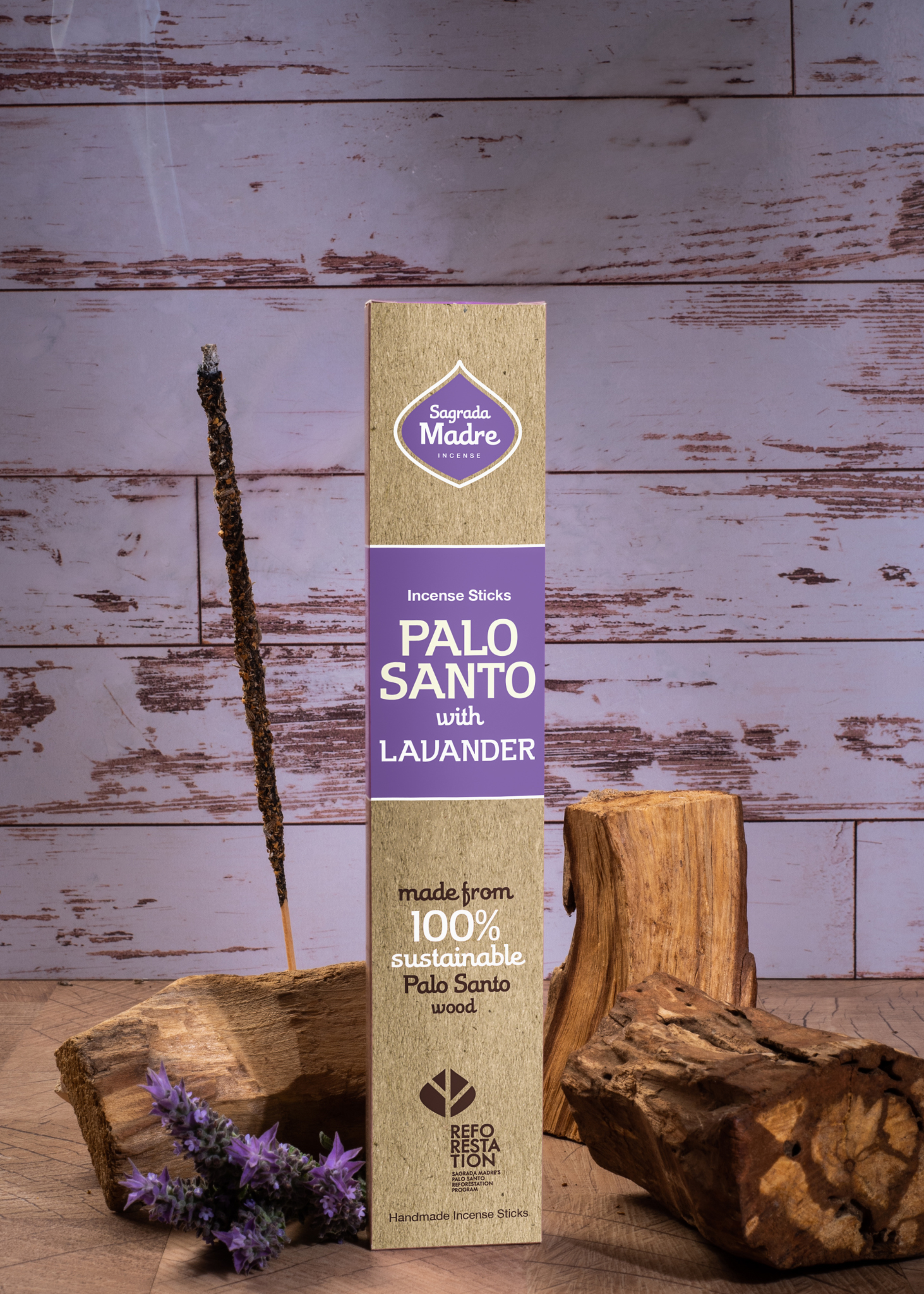 Palo Santo & Lavendel rökelse